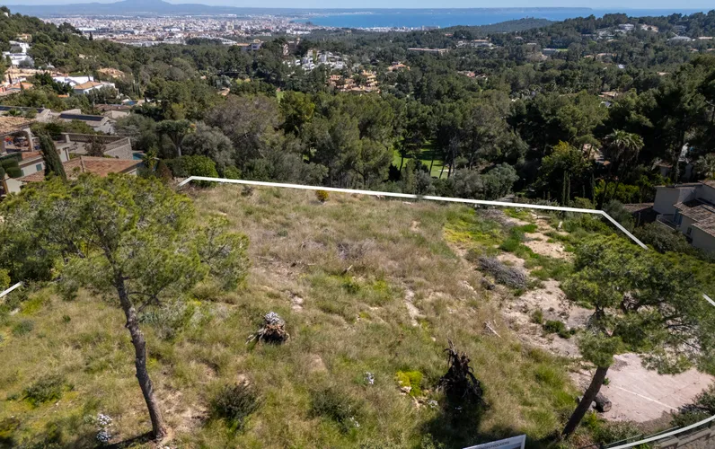 Terreno piatto vista mare con licenza a Son Vida