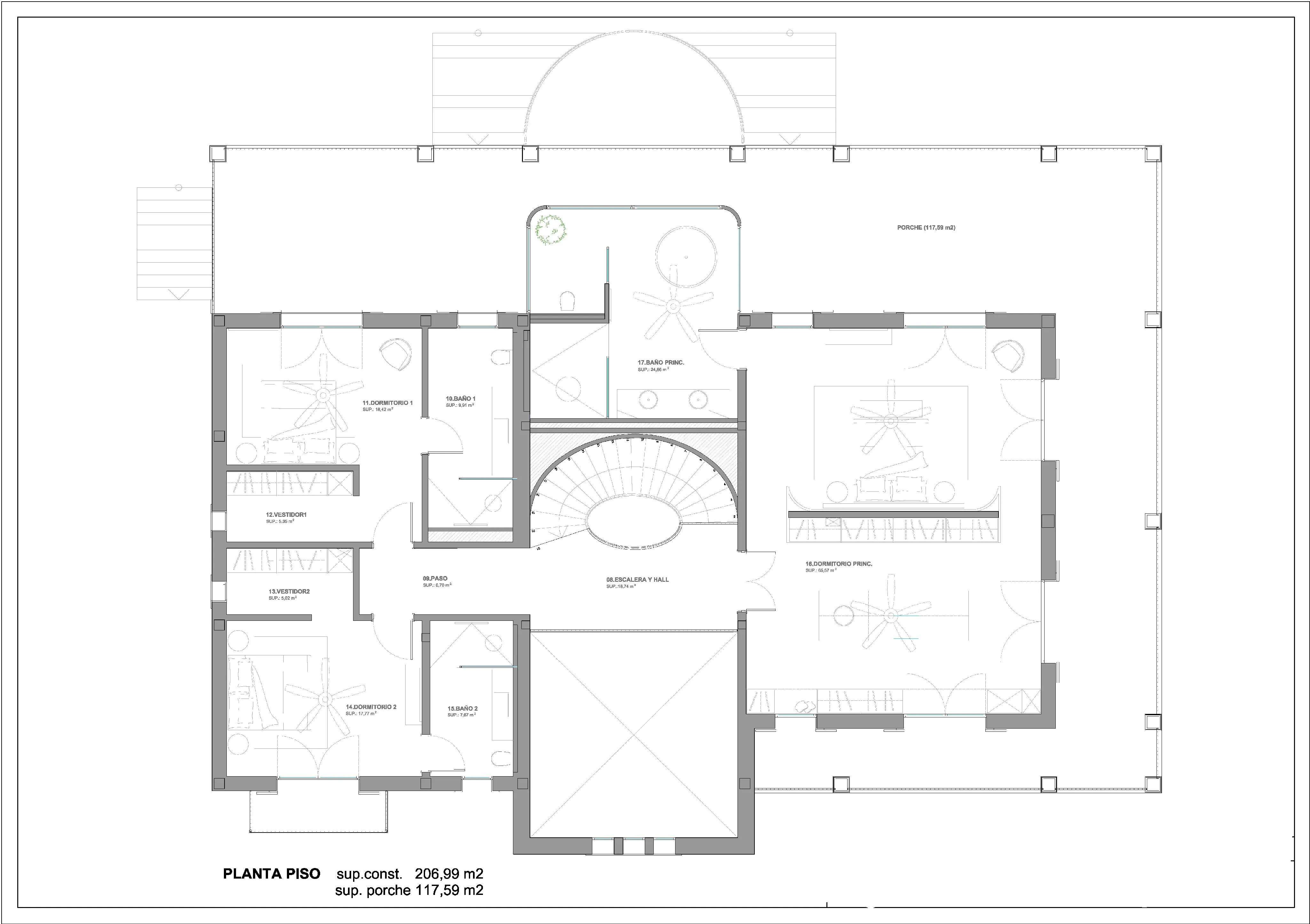 Terreno piatto vista mare con licenza a Son Vida-10