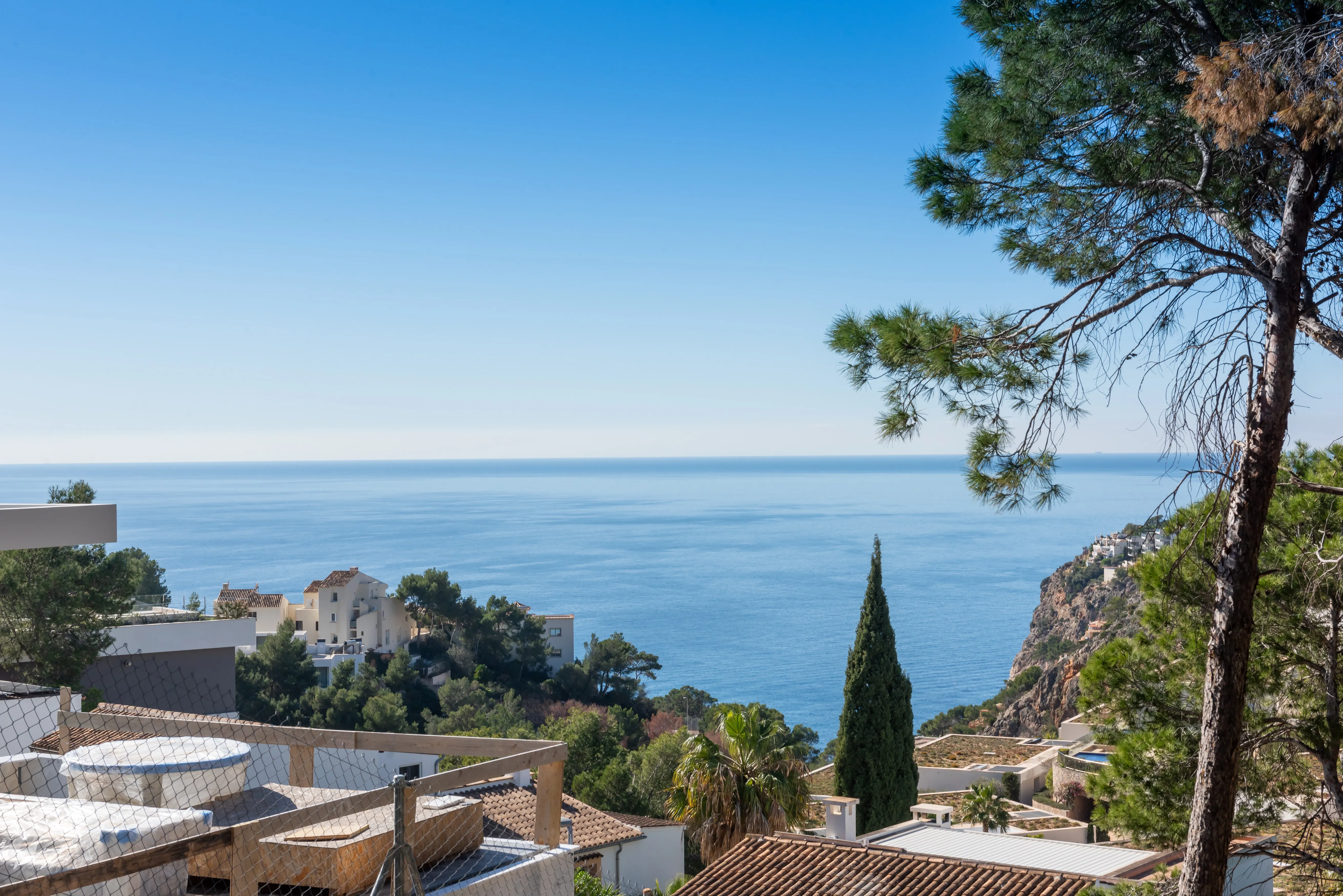 Building plot with sea view and granted building permit-2