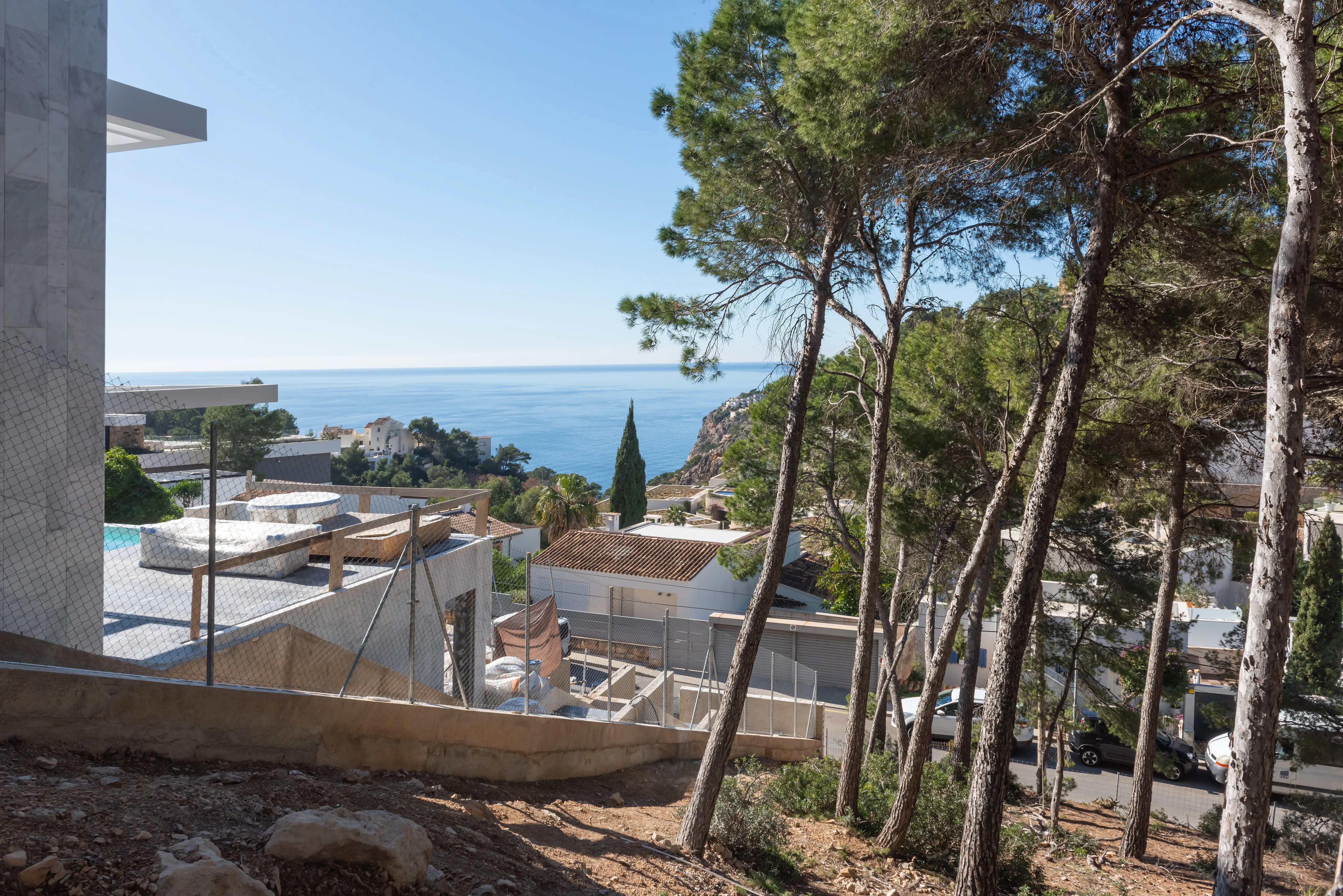 Building plot with sea view and granted building permit-6