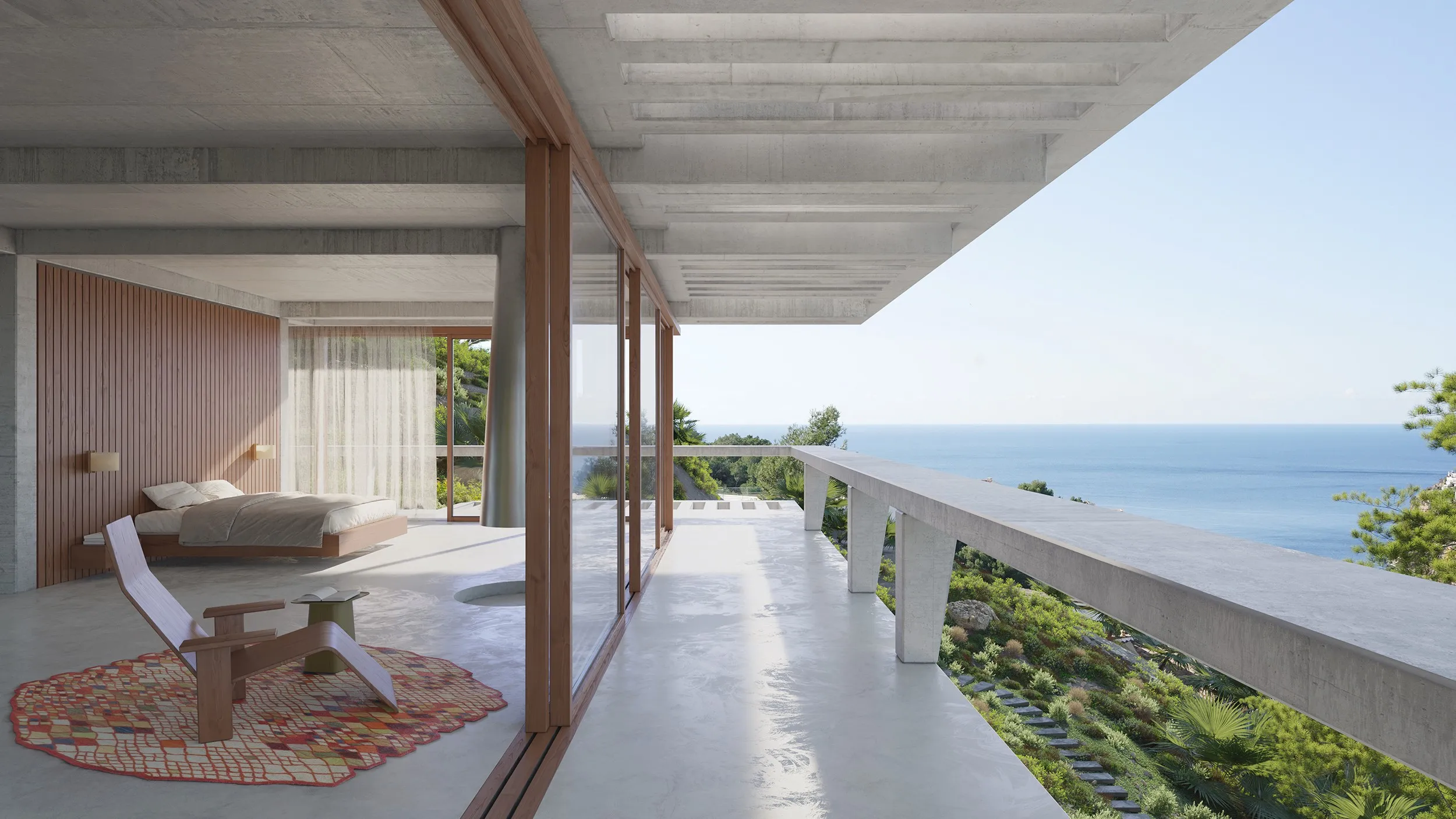 Building plot with sea view and granted building permit-3