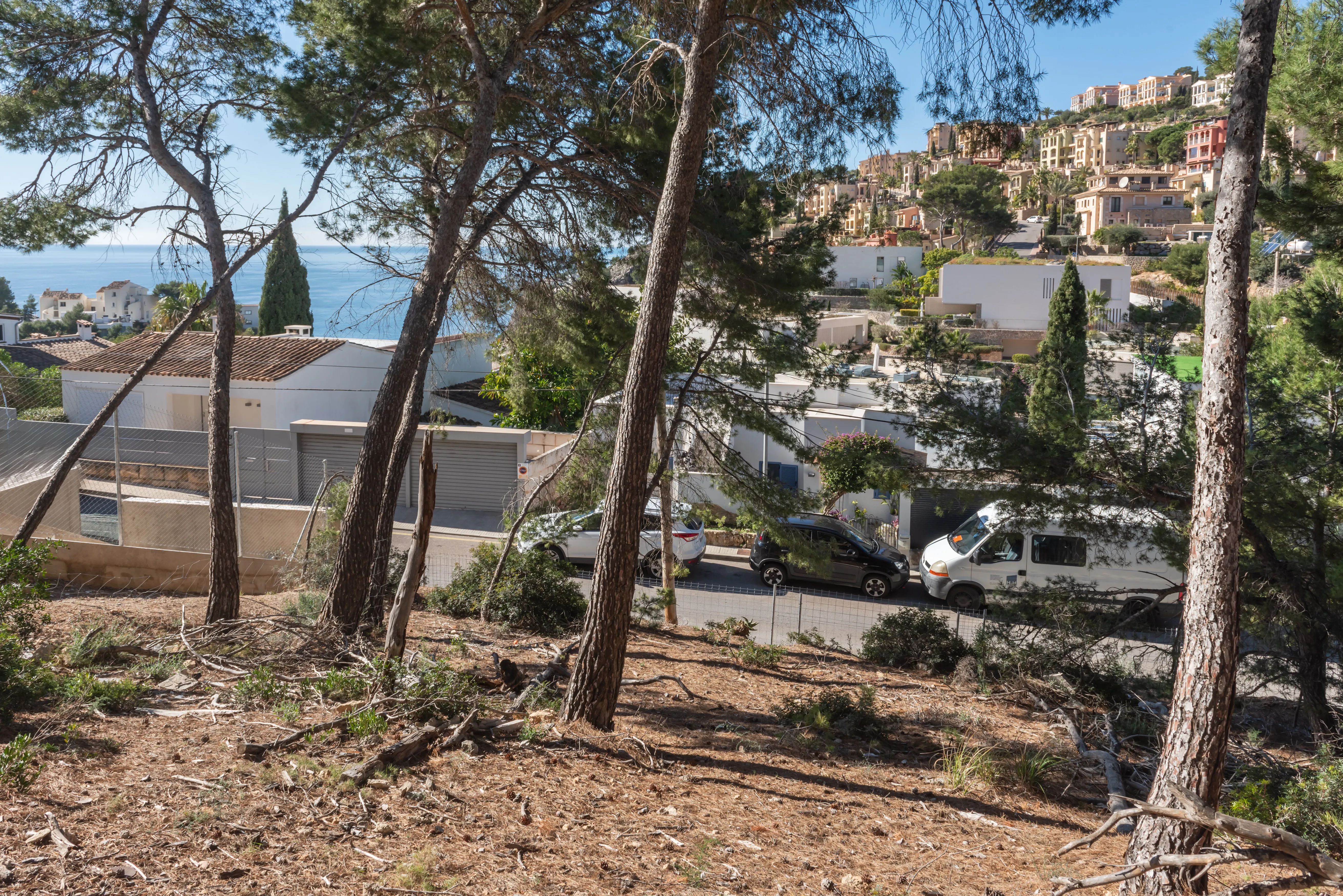 Building plot with sea view and granted building permit-7