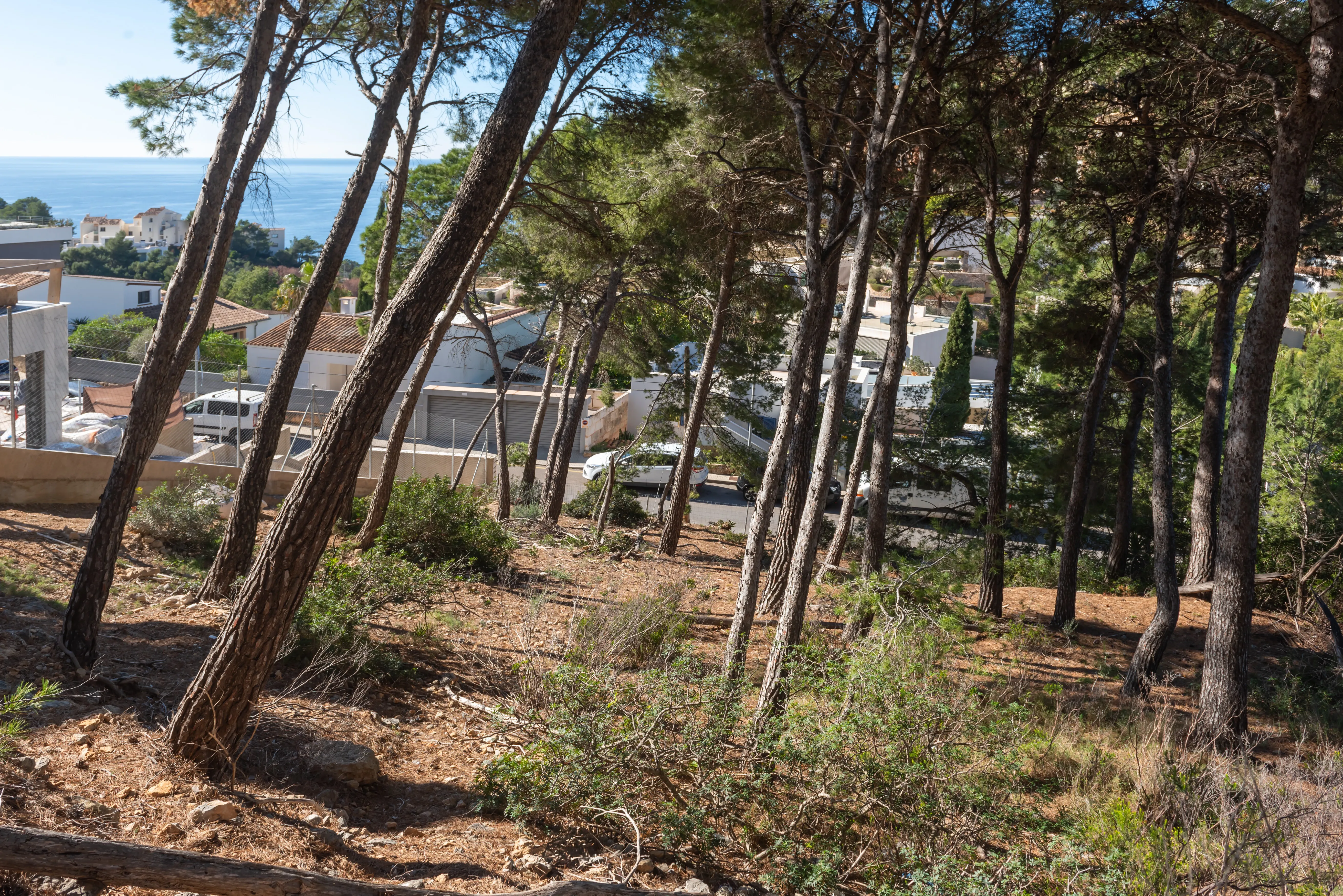 Building plot with sea view and granted building permit-9