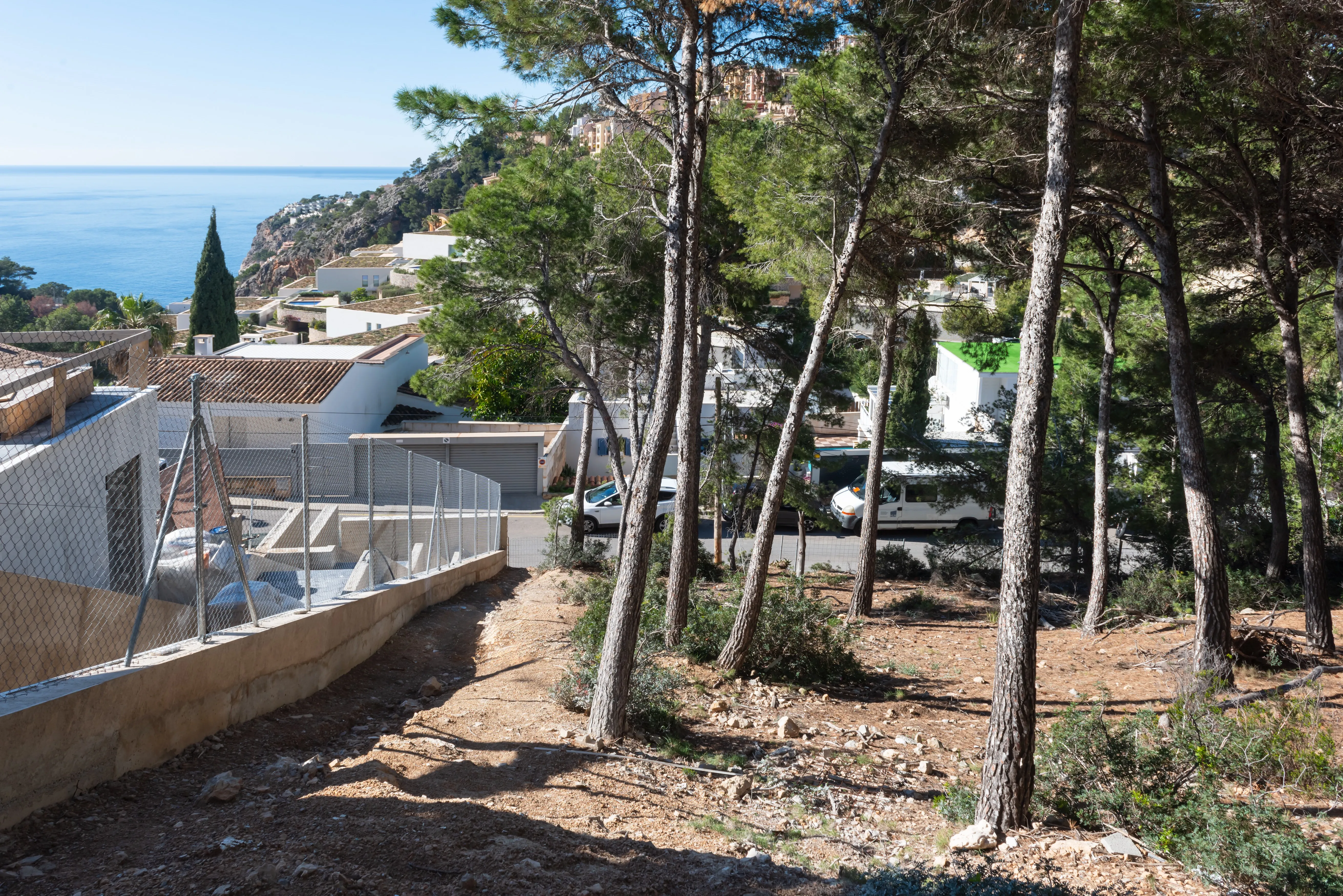 Building plot with sea view and granted building permit-11