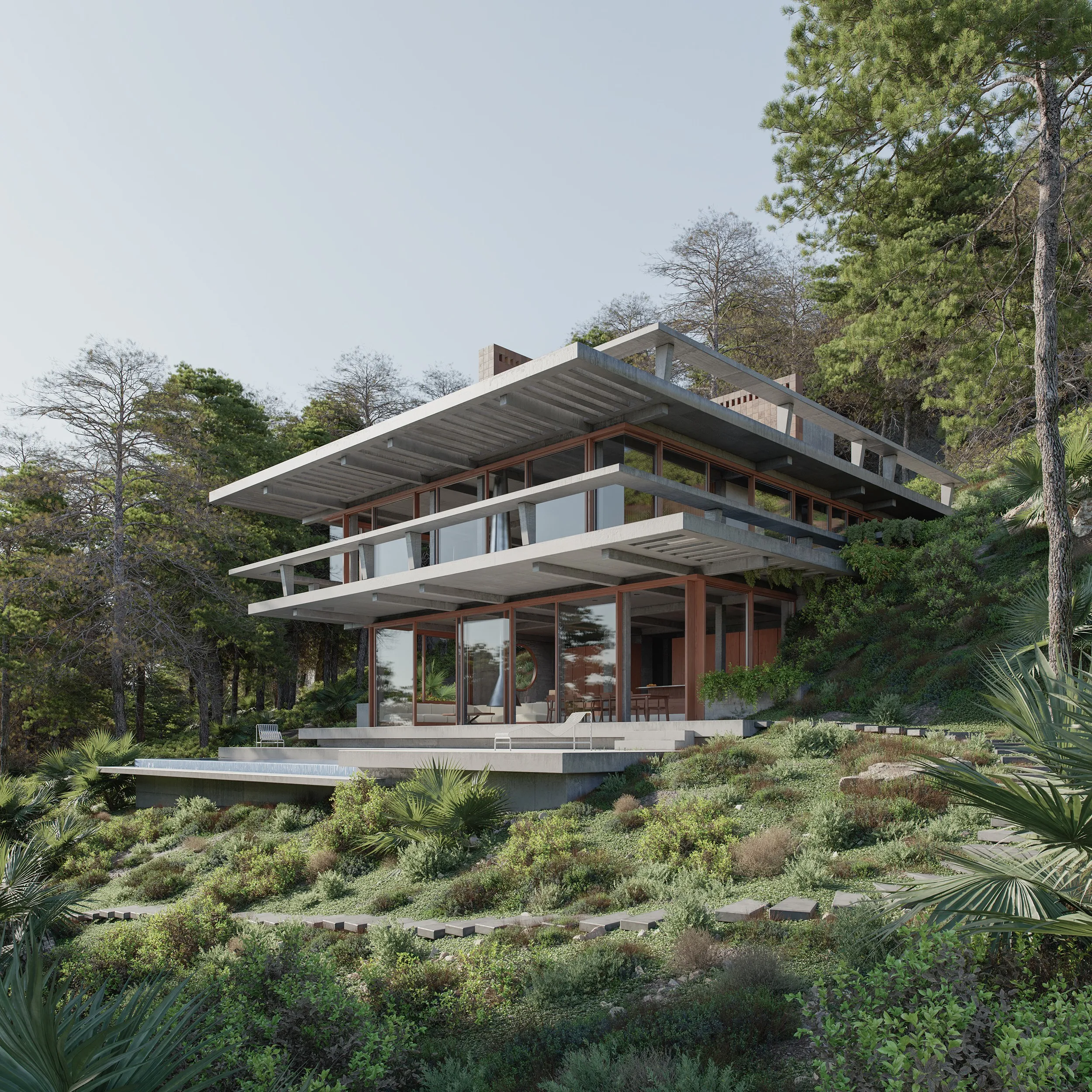 Building plot with sea view and granted building permit-5