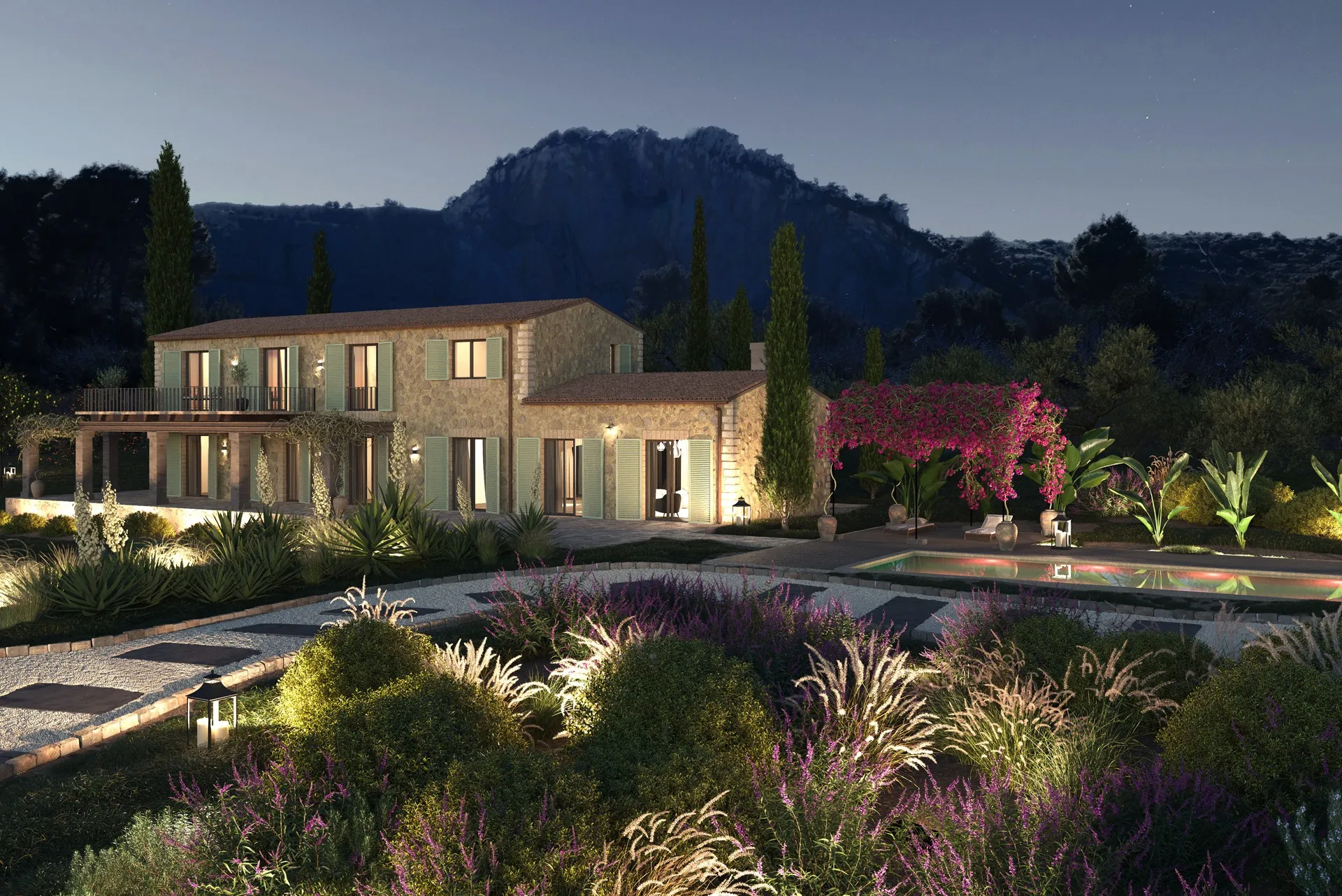 Красивый участок с проектом здания и панорамным видом на
залив Польенса-4