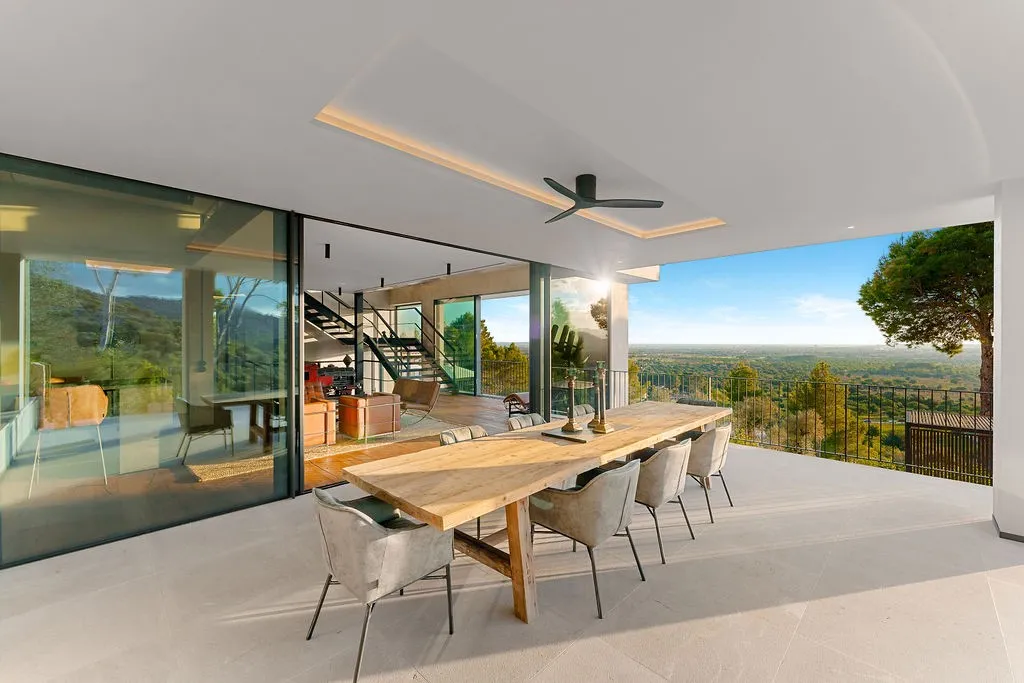 Spectaculaire "Bauhaus Loft Design" villa met uitzicht op de baai van Palma-12