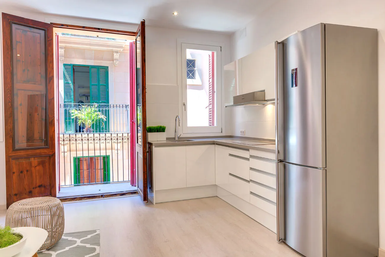 Gezellige flat met balkon en gemeenschappelijk terras voor korte termijn te huur bij Santa Eulalia-7