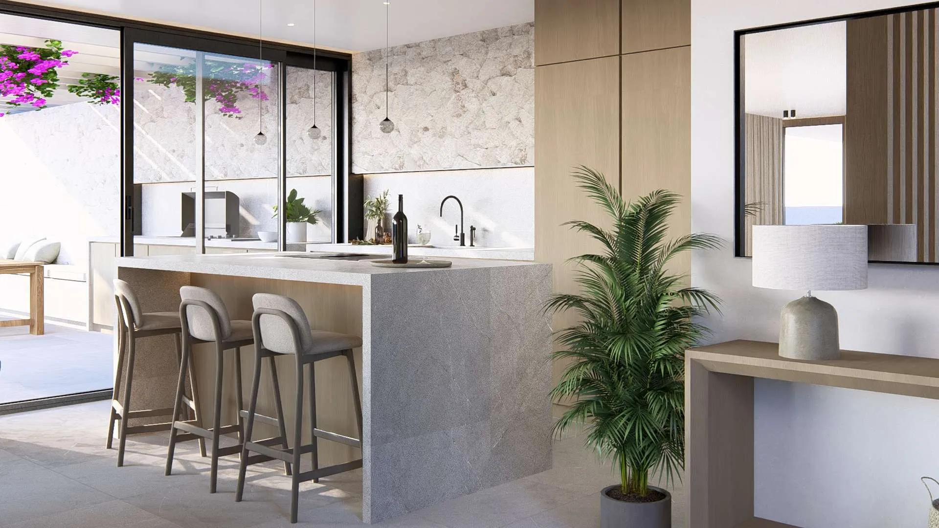Plot with a single-family villa project with sea views-6