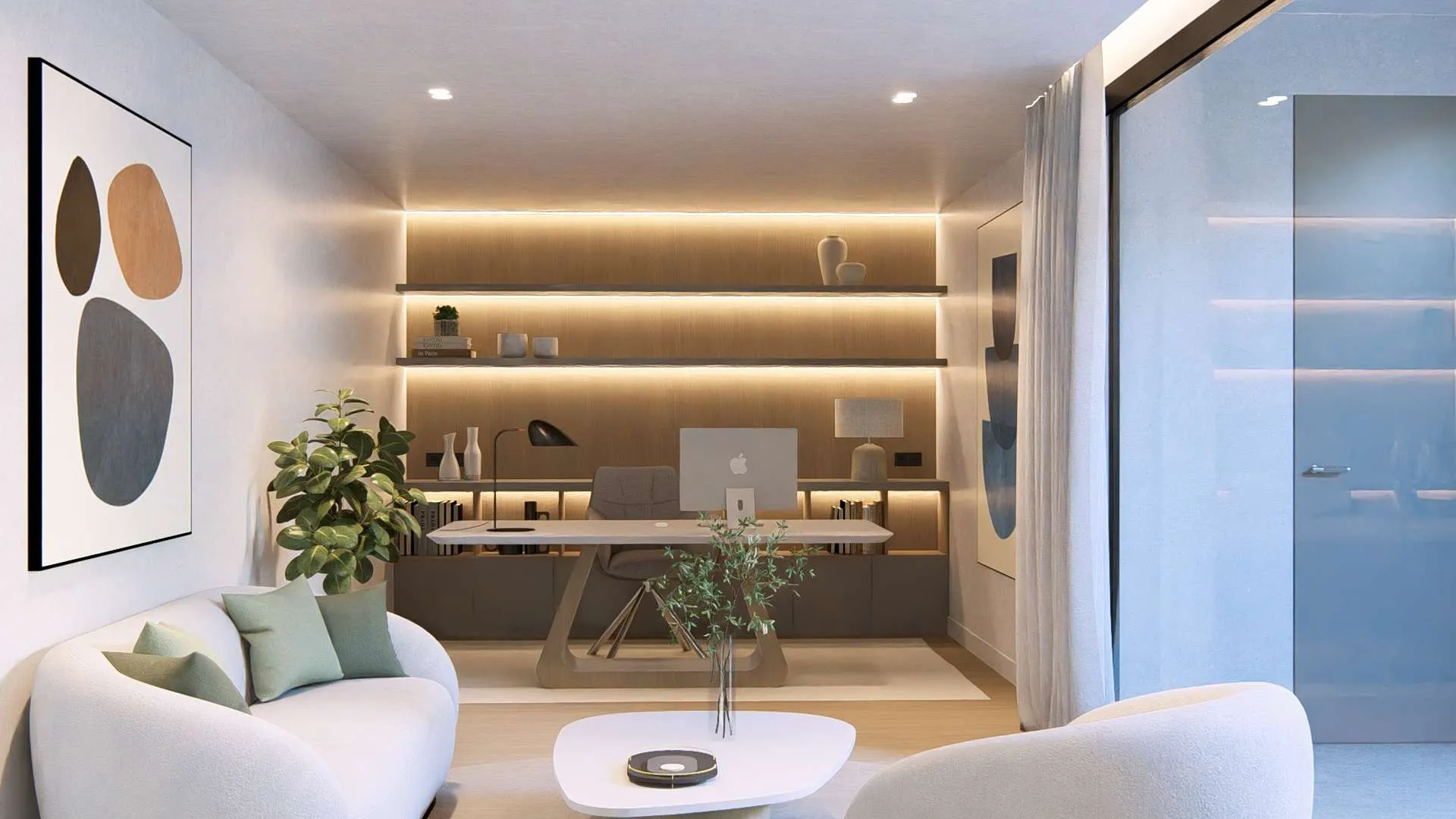 Plot with a single-family villa project with sea views-12