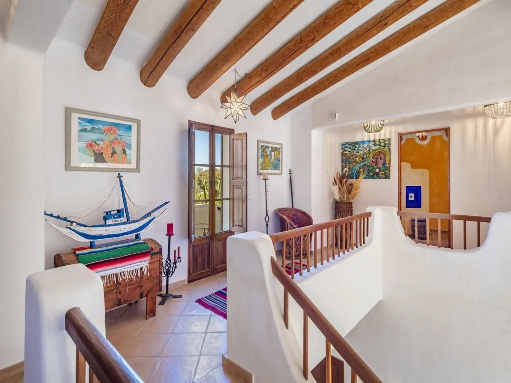 Unique, stylish villa with a large pool, tropical garden, and sea views, in exclusive-15