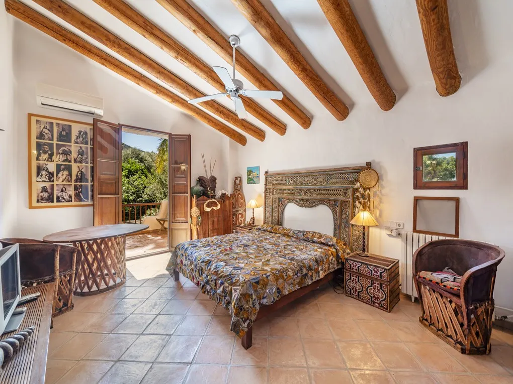 Unique, stylish villa with a large pool, tropical garden, and sea views, in exclusive-13