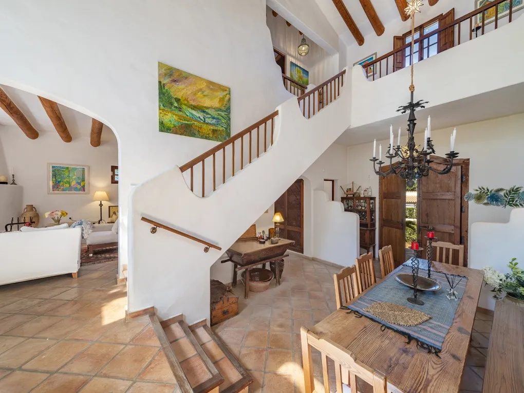 Unique, stylish villa with a large pool, tropical garden, and sea views, in exclusive-5