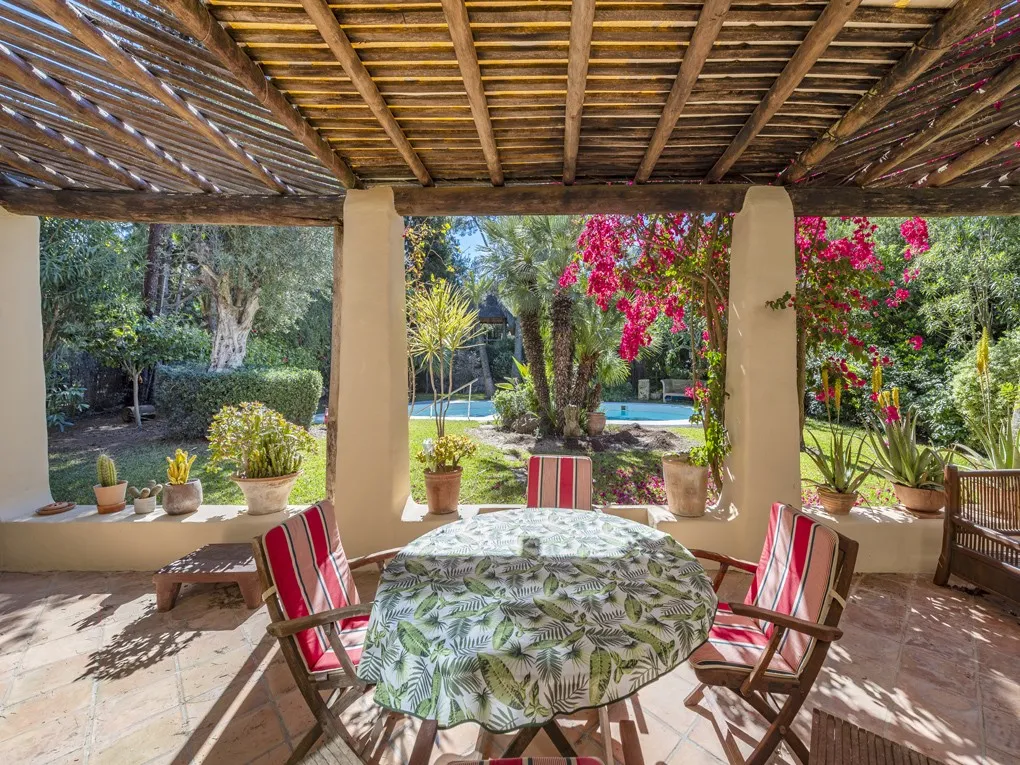 Unique, stylish villa with a large pool, tropical garden, and sea views, in exclusive-3