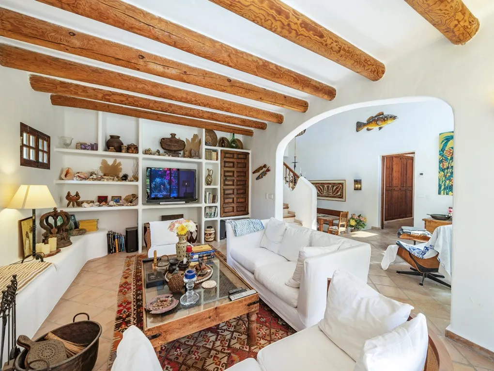 Unique, stylish villa with a large pool, tropical garden, and sea views, in exclusive-6