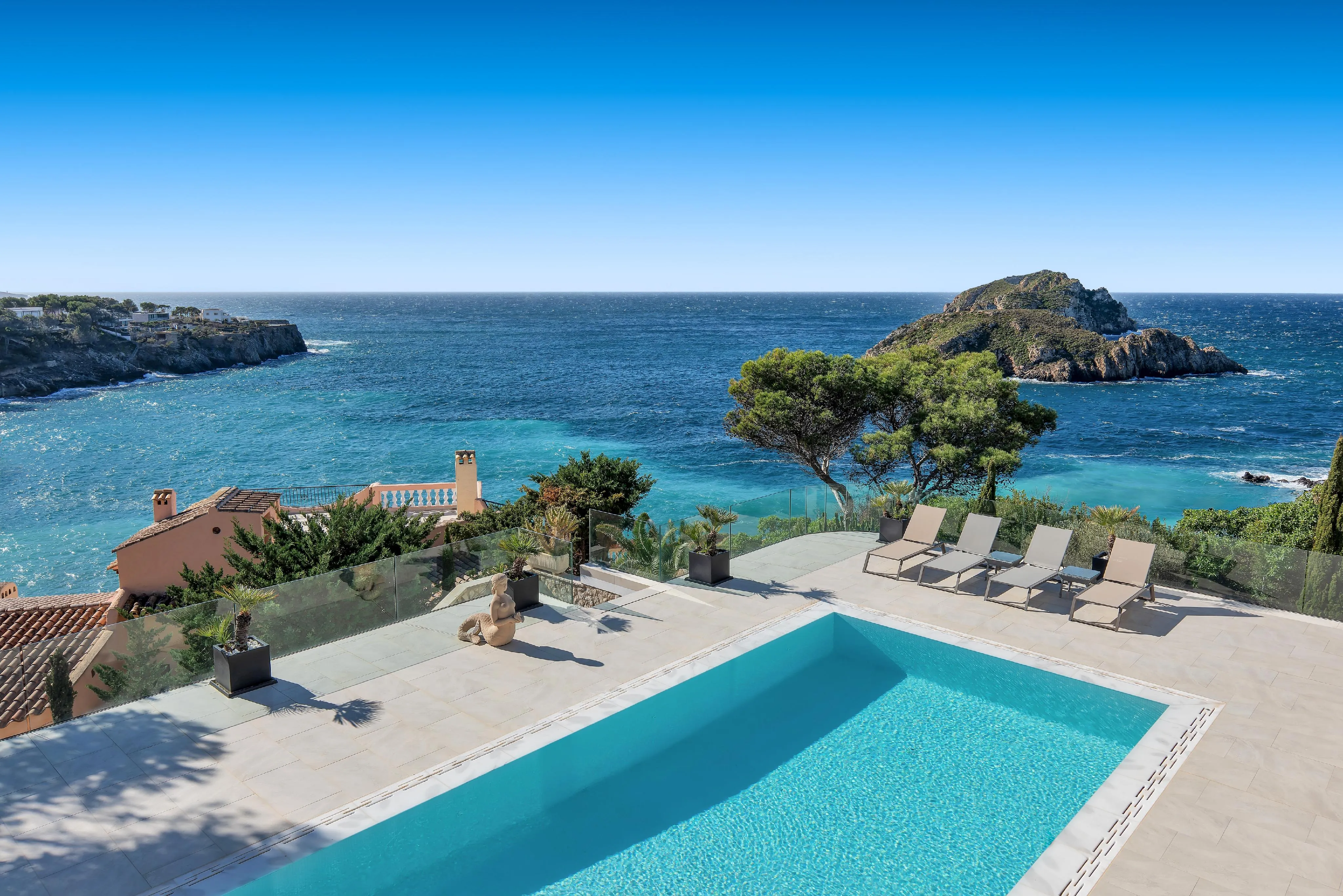 Exclusiva vila d'estil mediterrani modern amb vista al mar a Santa Ponsa-2