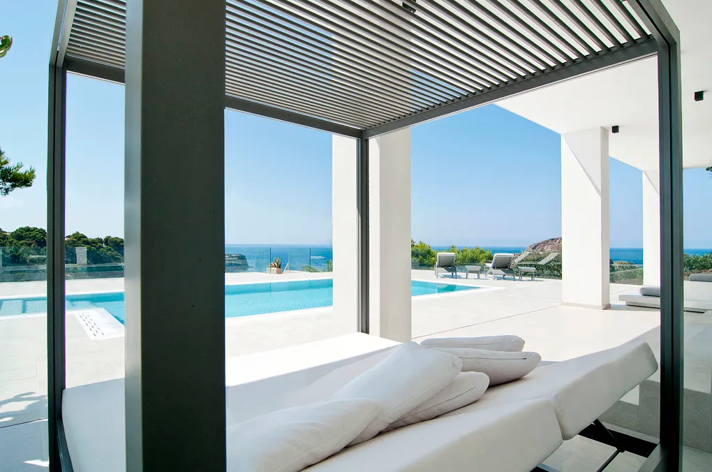 Exclusiva vila d'estil mediterrani modern amb vista al mar a Santa Ponsa-18