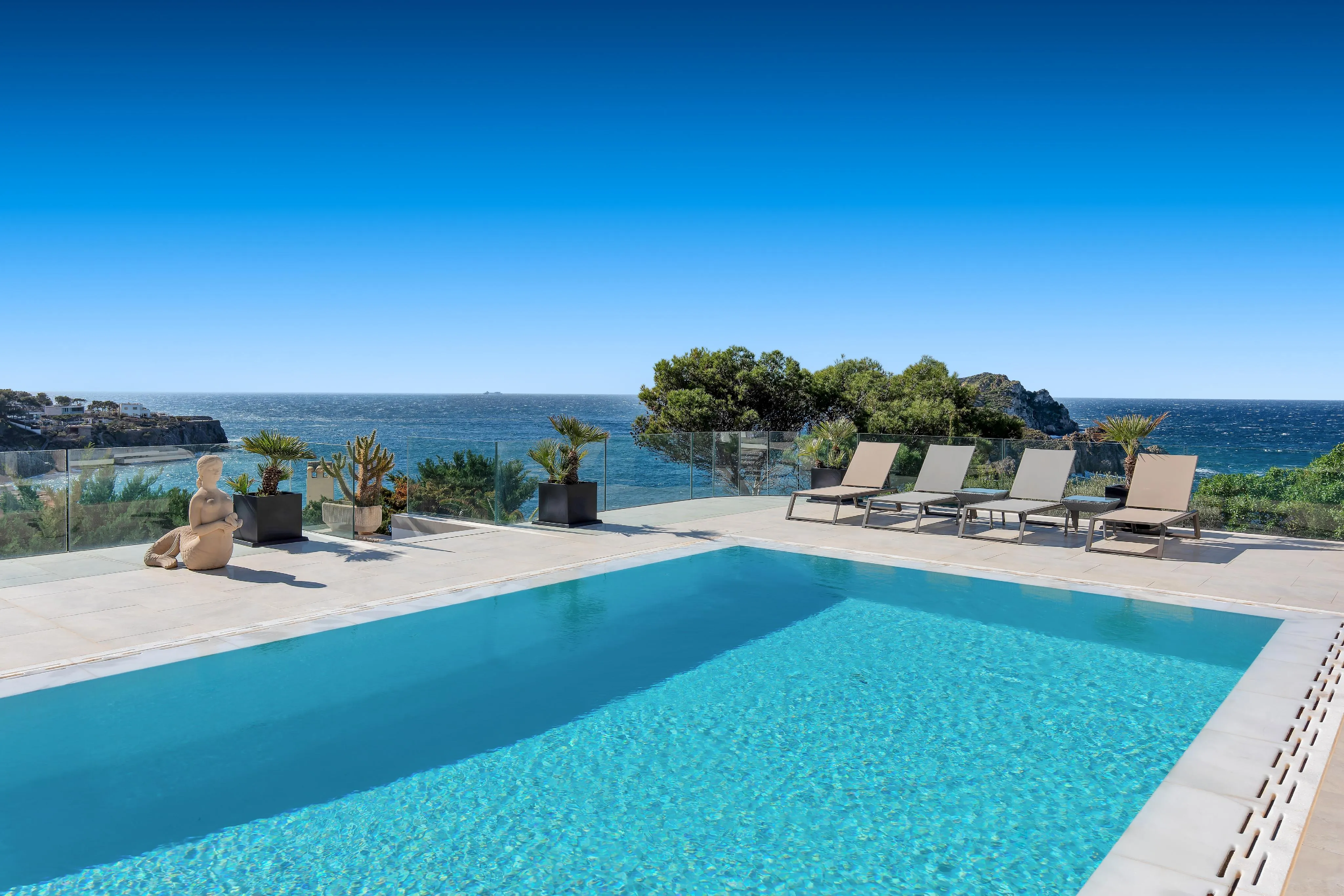 Exclusiva vila d'estil mediterrani modern amb vista al mar a Santa Ponsa-14