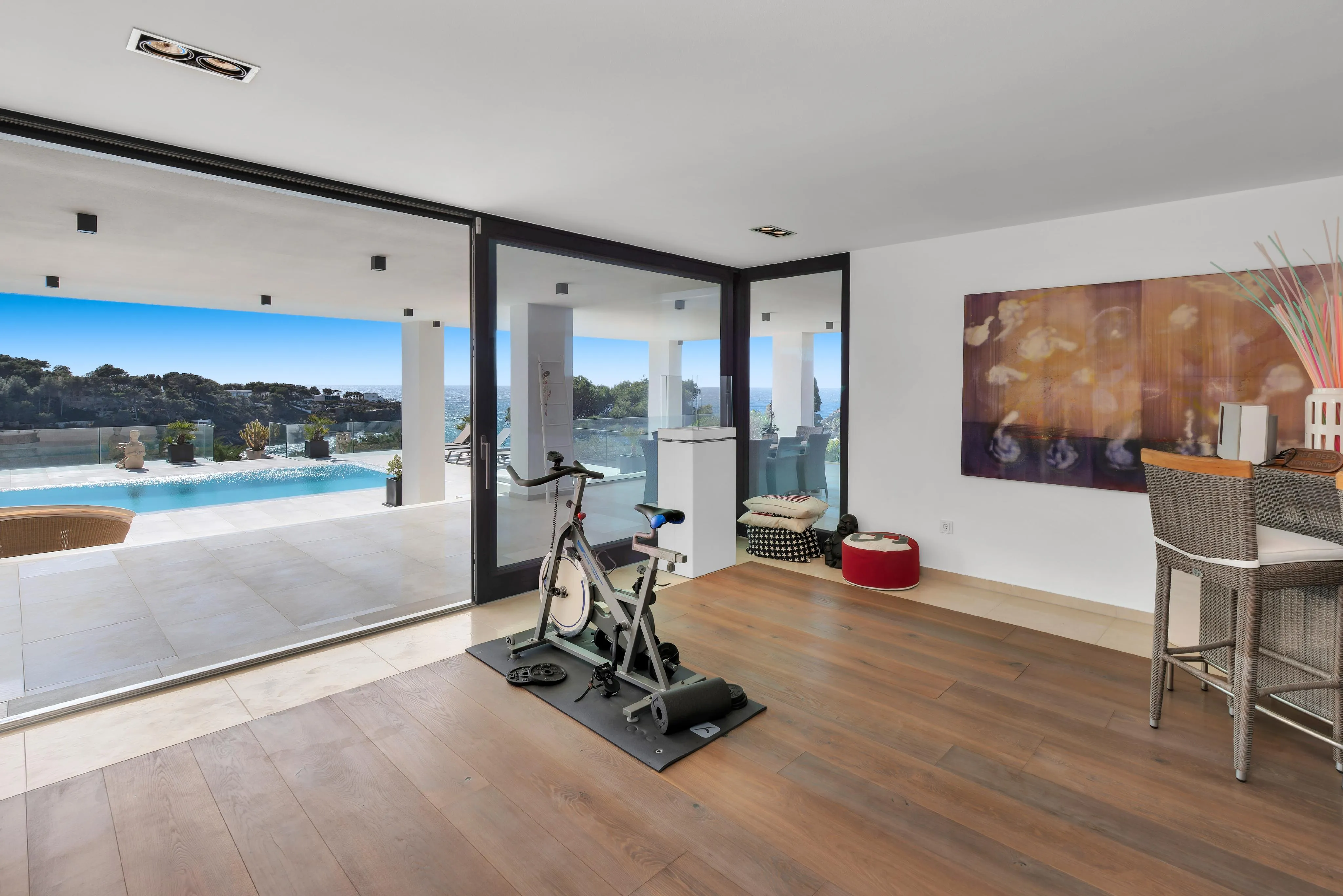 Exclusiva vila d'estil mediterrani modern amb vista al mar a Santa Ponsa-15