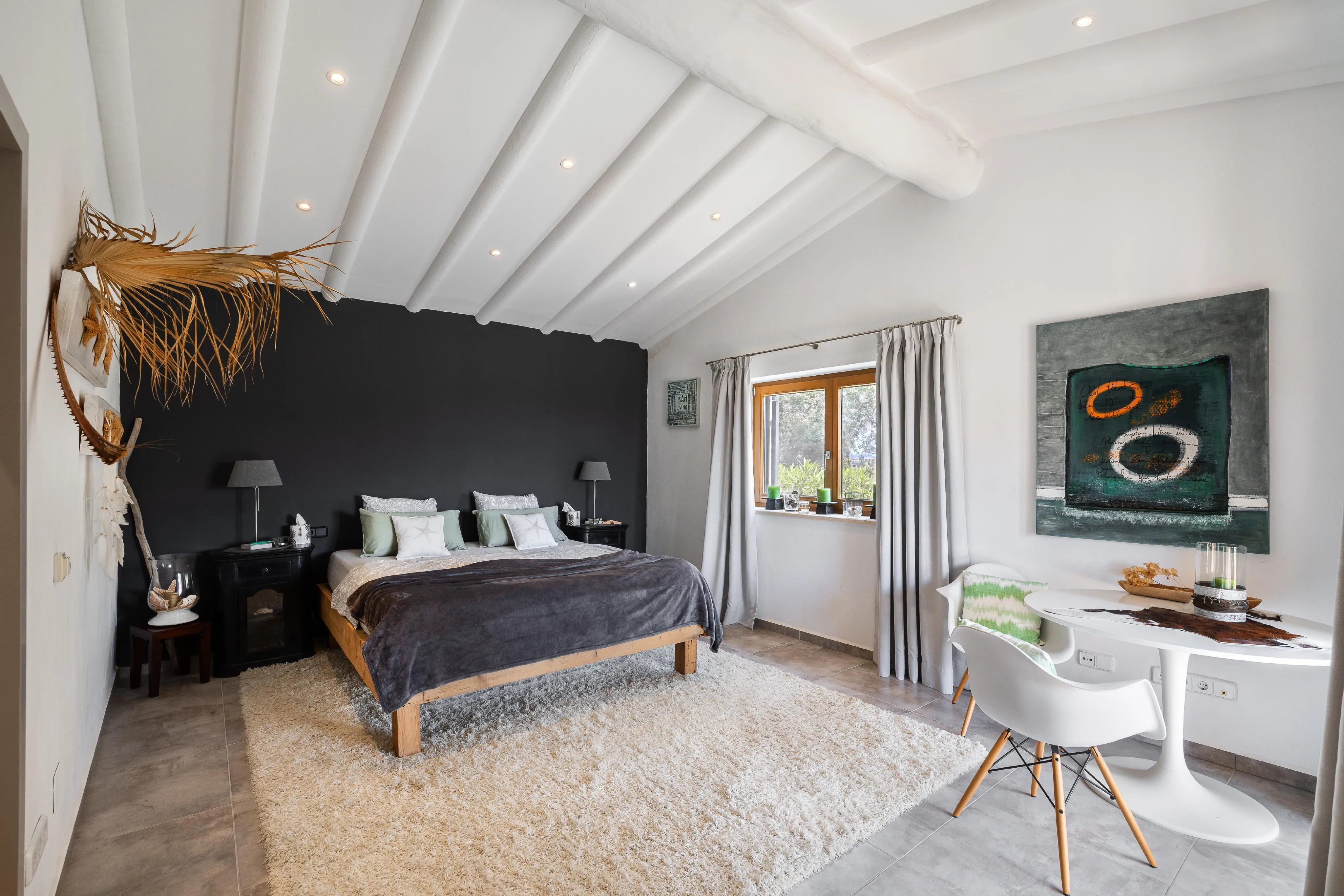 Finca z dalekosiężnymi widokami - nowoczesny komfort życia w tradycyjnej kamiennej architekturze na wzgórzu w pobliżu Moscari-14