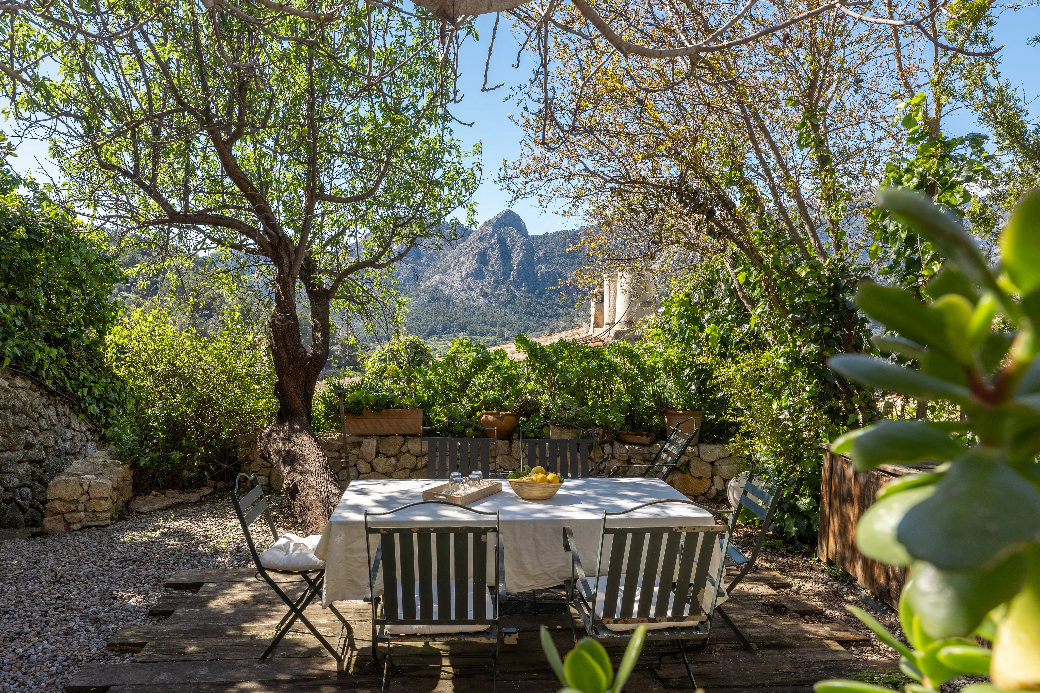 Exclusive townhouse ensemble with garden, roof terrace & panoramic views in Bunyola-17