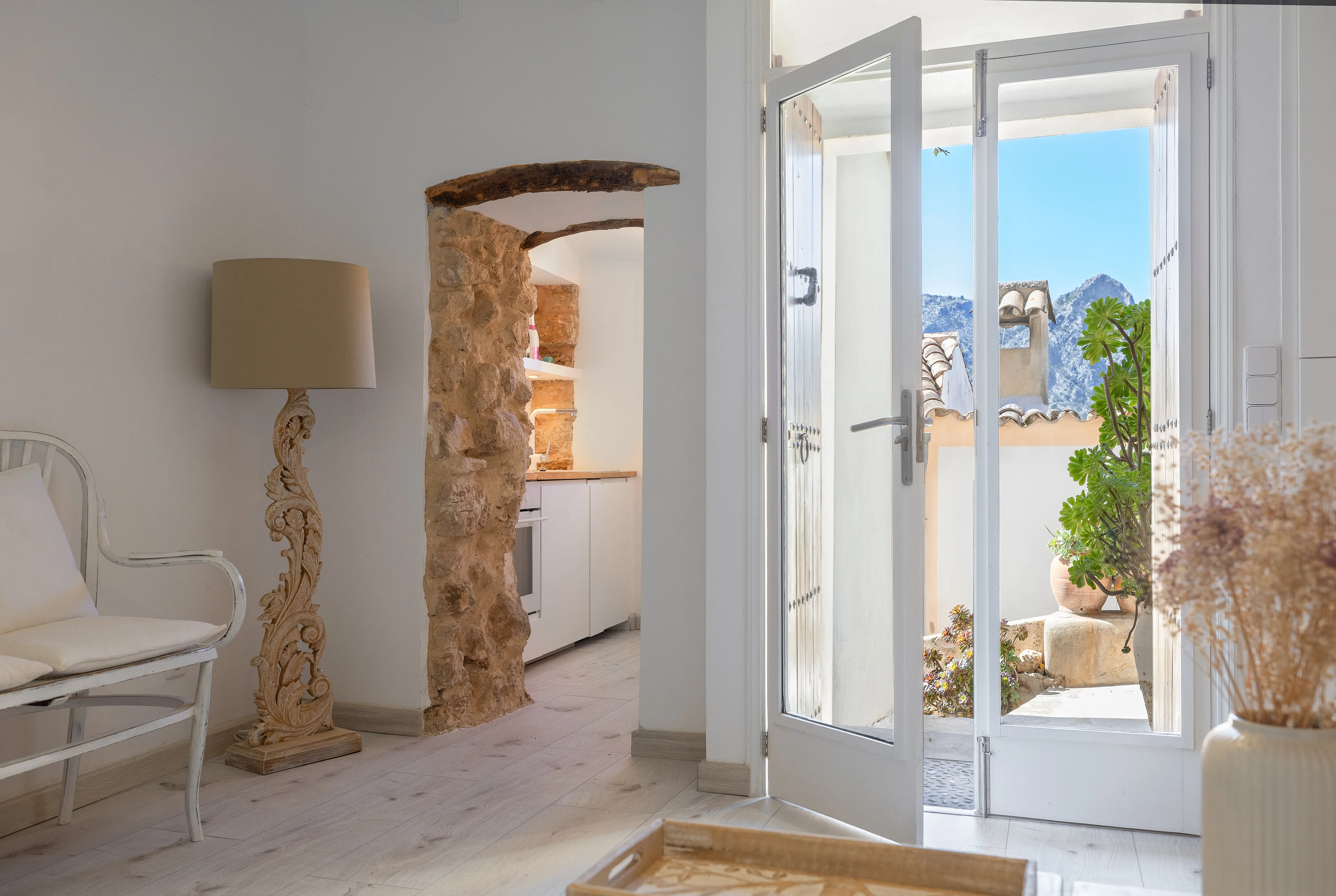 Exclusive townhouse ensemble with garden, roof terrace & panoramic views in Bunyola-7