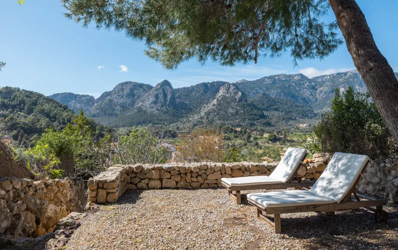 Exclusive townhouse ensemble with garden, roof terrace & panoramic views in Bunyola