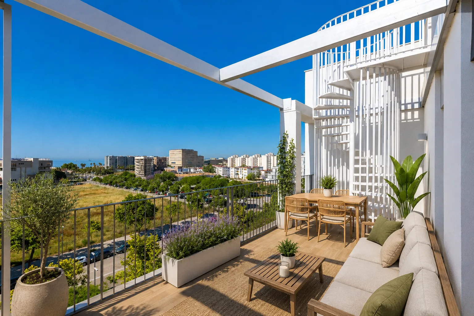 Exclusive newly built penthouse with terrace and rooftop solarium-1