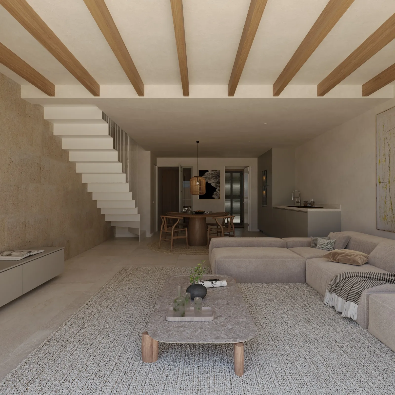 Villetta a schiera di nuova costruzione con piscina ad Ariany-2