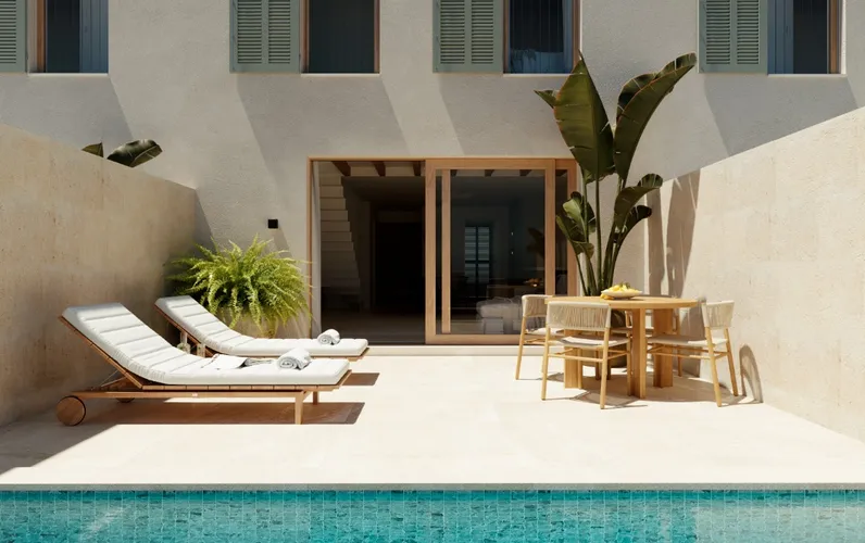 Недавно построенный таунхаус с бассейном в Ариани