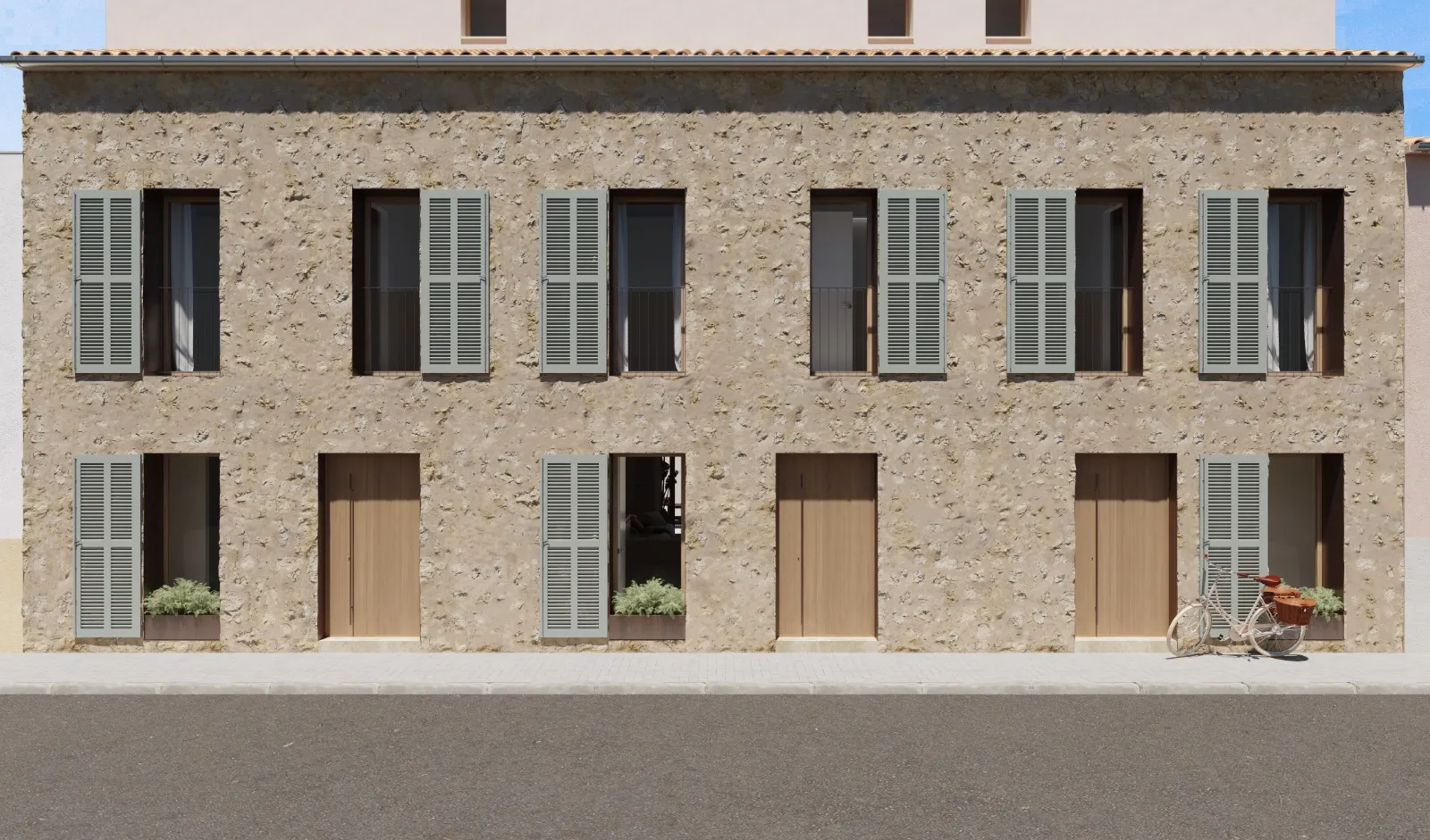 Villetta a schiera di nuova costruzione con piscina ad Ariany-9