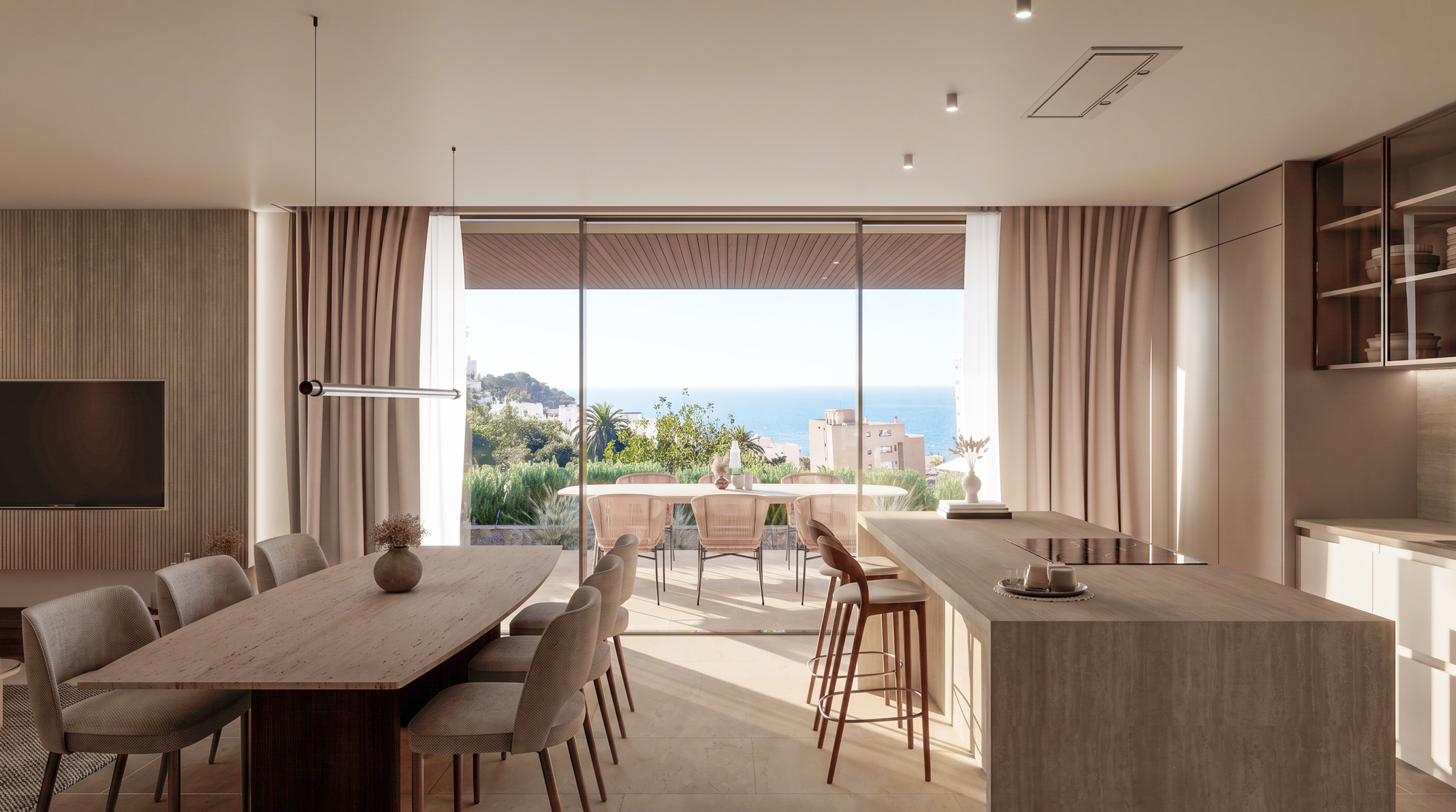 Moderno apartamento con jardín en una exclusiva promoción de obra nueva