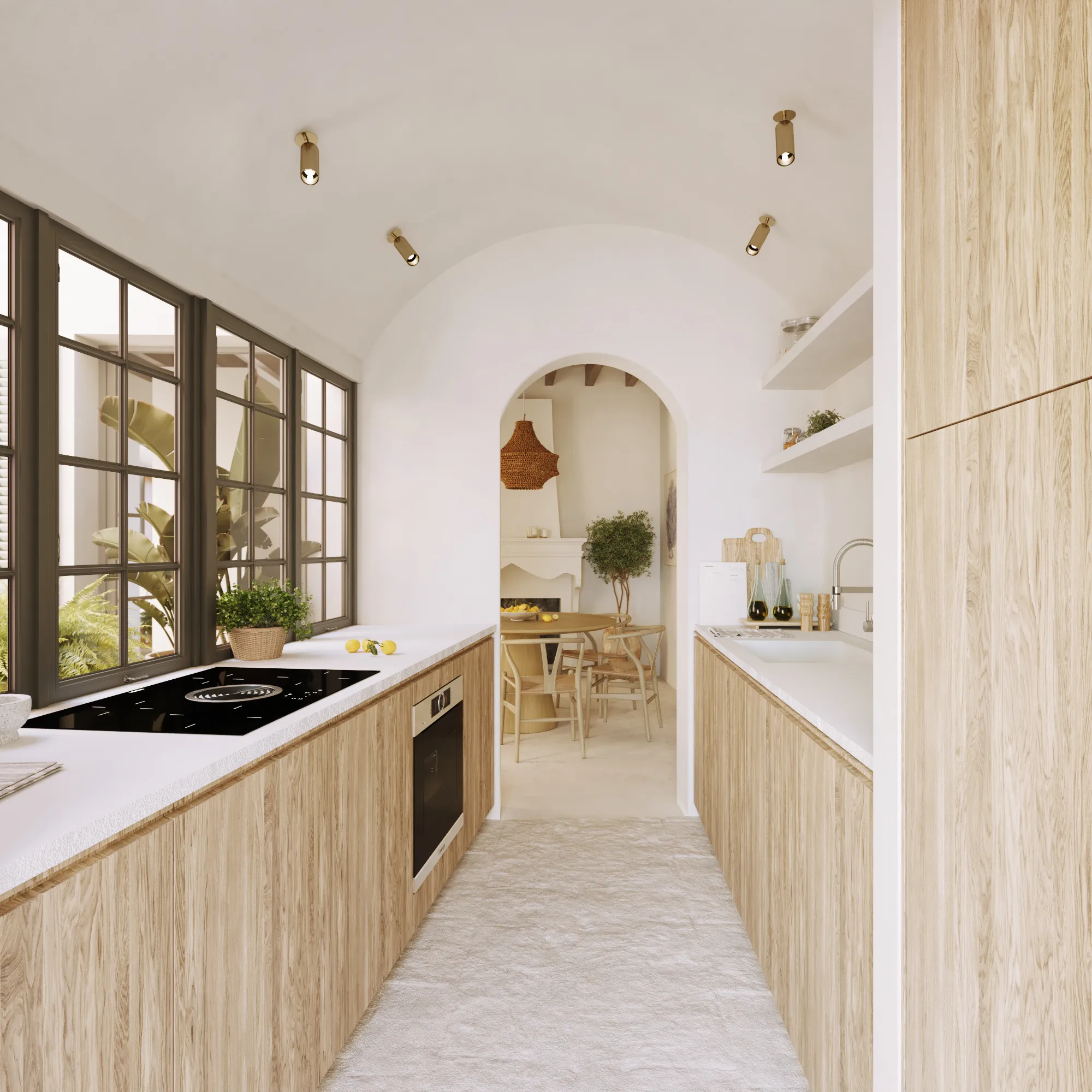 Affascinante casa mediterranea con progetto di ristrutturazione, Muro-4