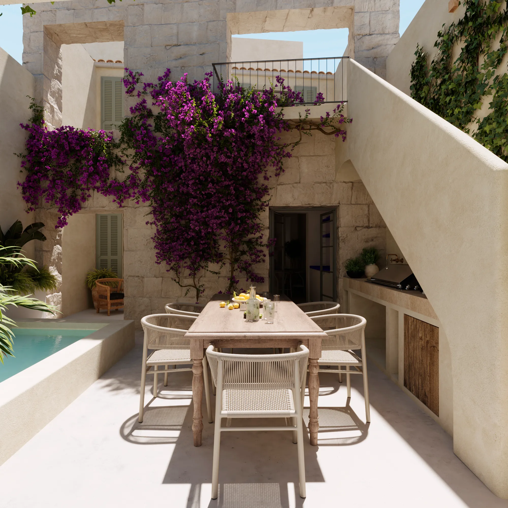 Mediterranean dream home: Excellent renovation project · Muro-2