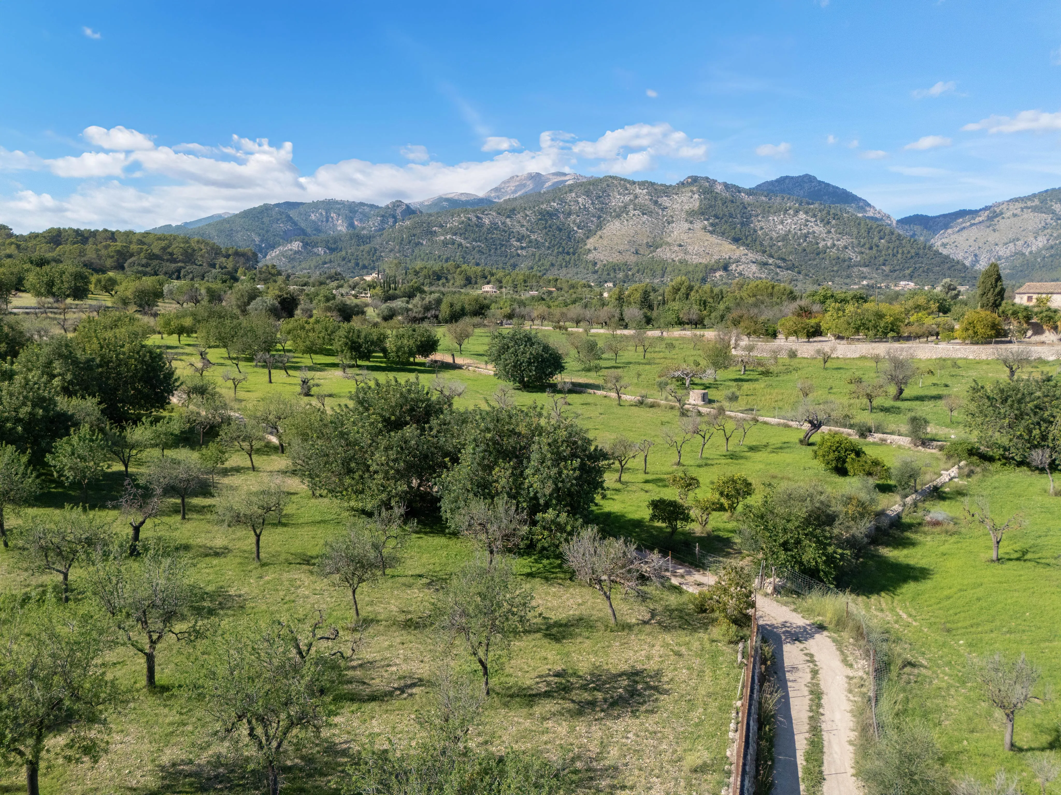 Terreno con proyecto de casa de campo mediterránea con vistas a la montaña y al pueblo-12