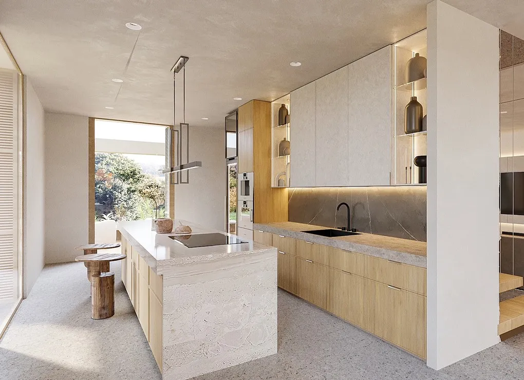 Imponent finca de nova construcció amb piscina infinity, zona de spa, celler, i vistes llunyanes al mar-5