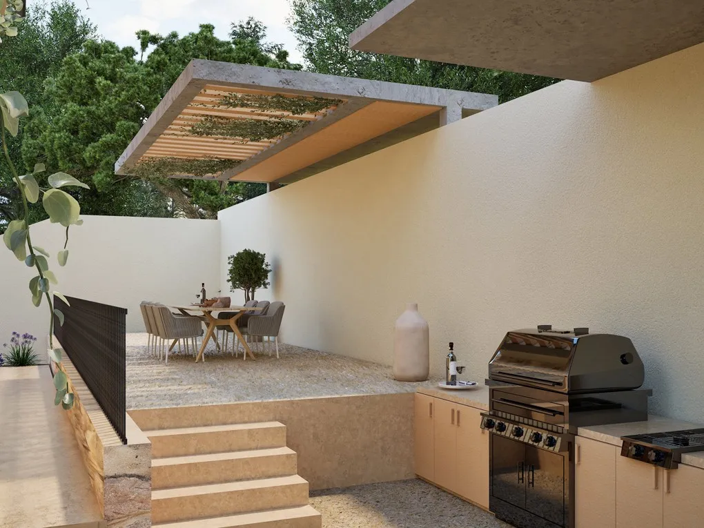 Imponent finca de nova construcció amb piscina infinity, zona de spa, celler, i vistes llunyanes al mar-13