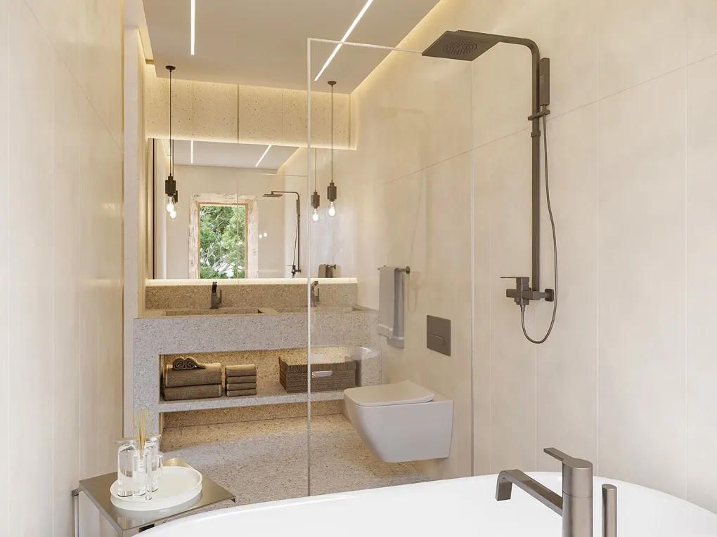 Imponent finca de nova construcció amb piscina infinity, zona de spa, celler, i vistes llunyanes al mar-8