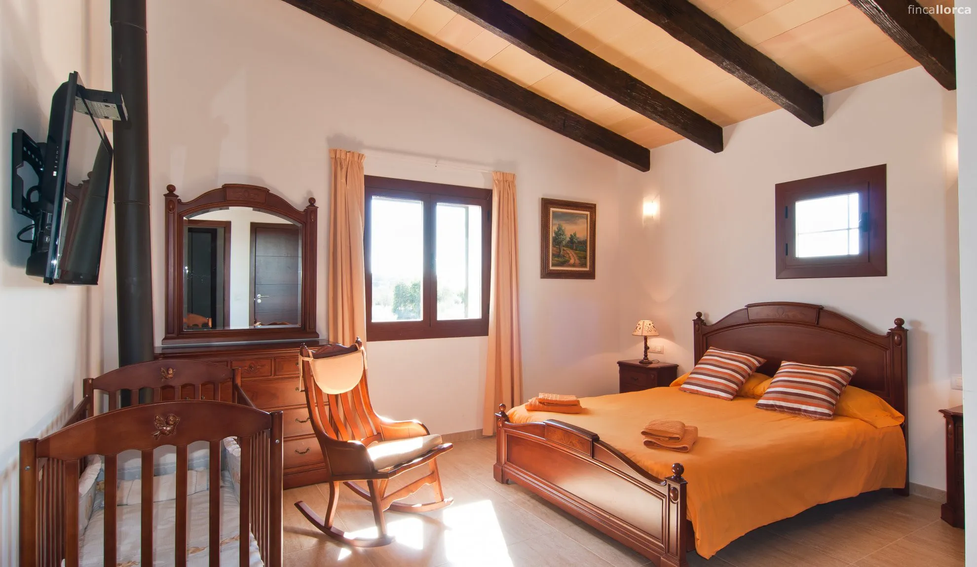 Finca with guesthouse and pool in Algaida-6