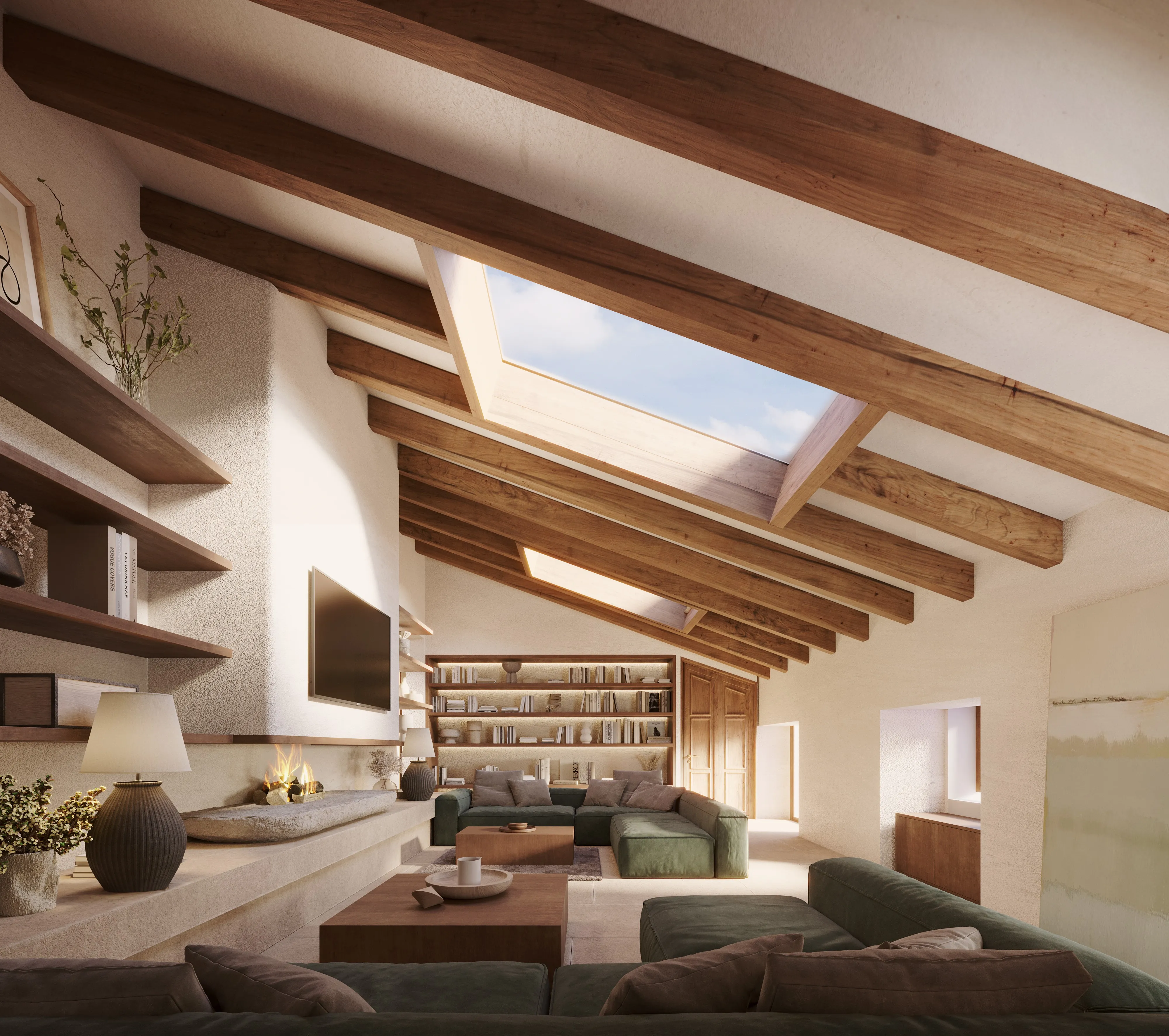 Impresionante proyecto de casa de pueblo en Alaró-2