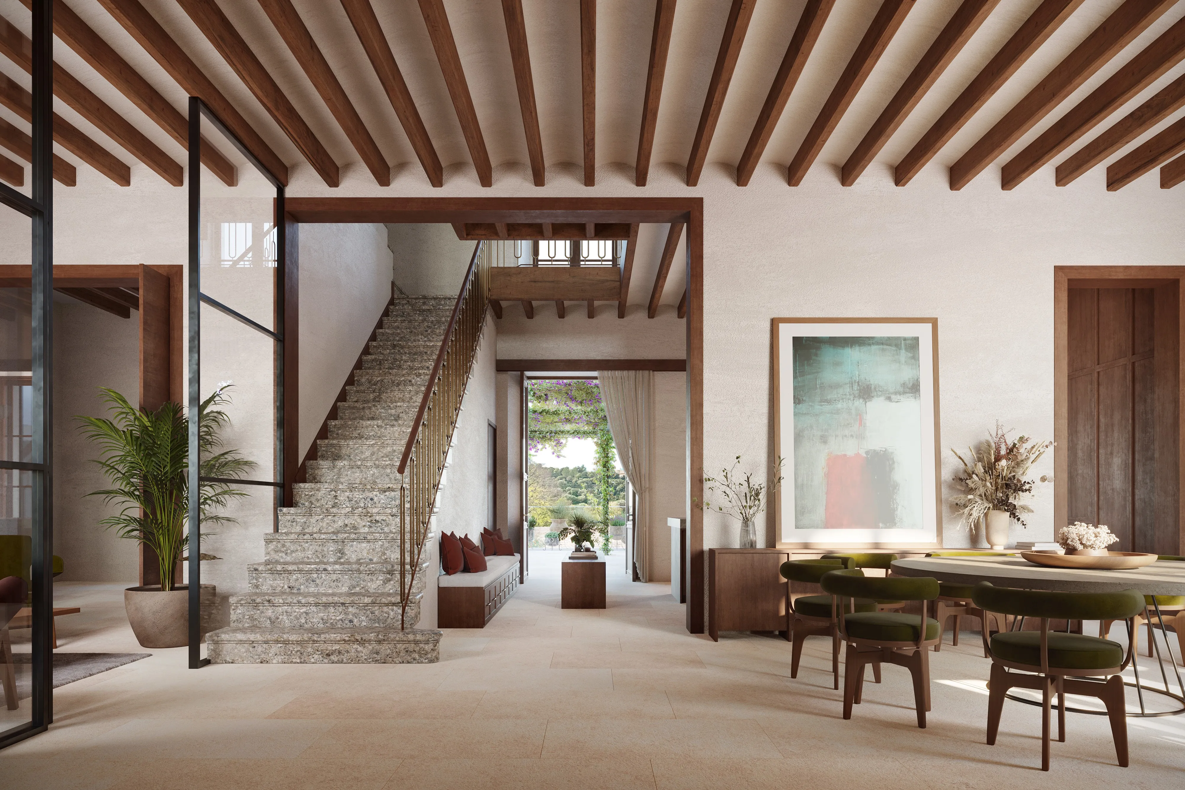 Impresionante proyecto de casa de pueblo en Alaró-4