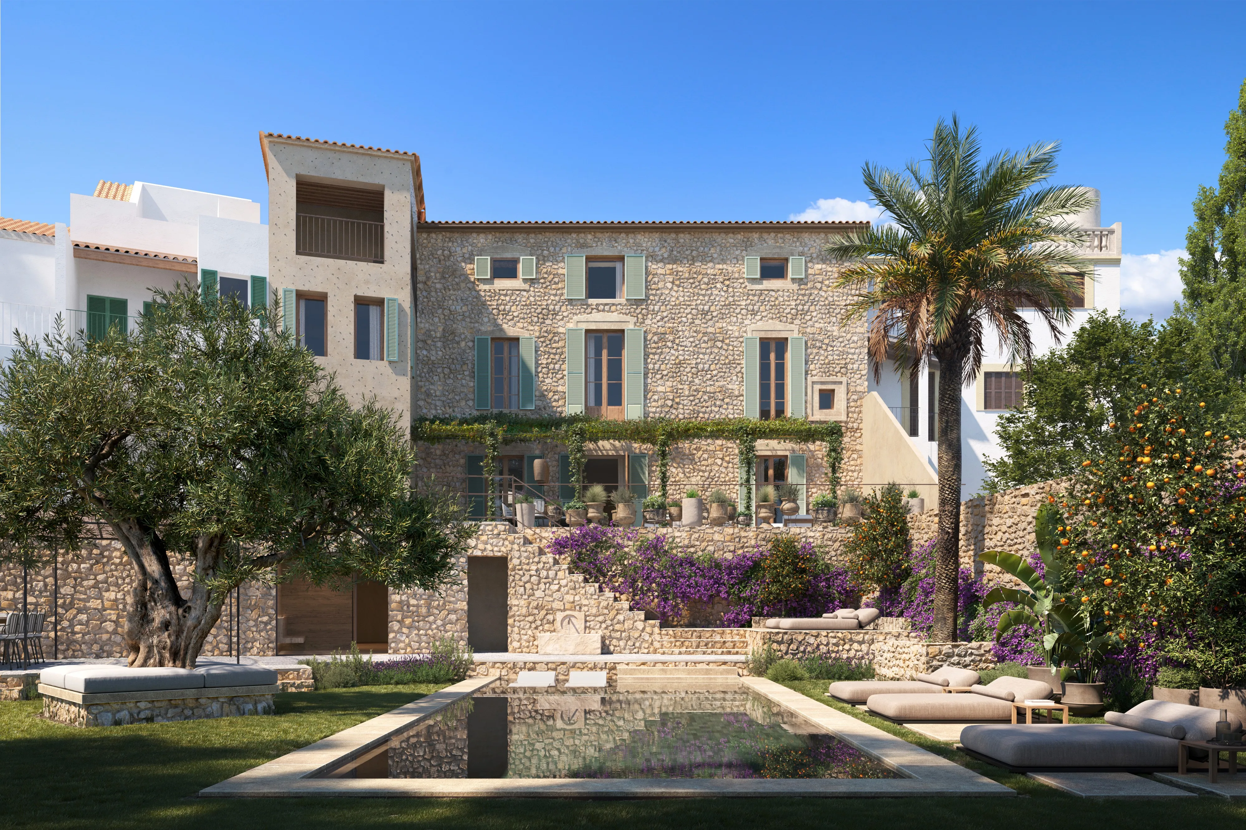 Splendido progetto di casa a schiera ad Alaró-1