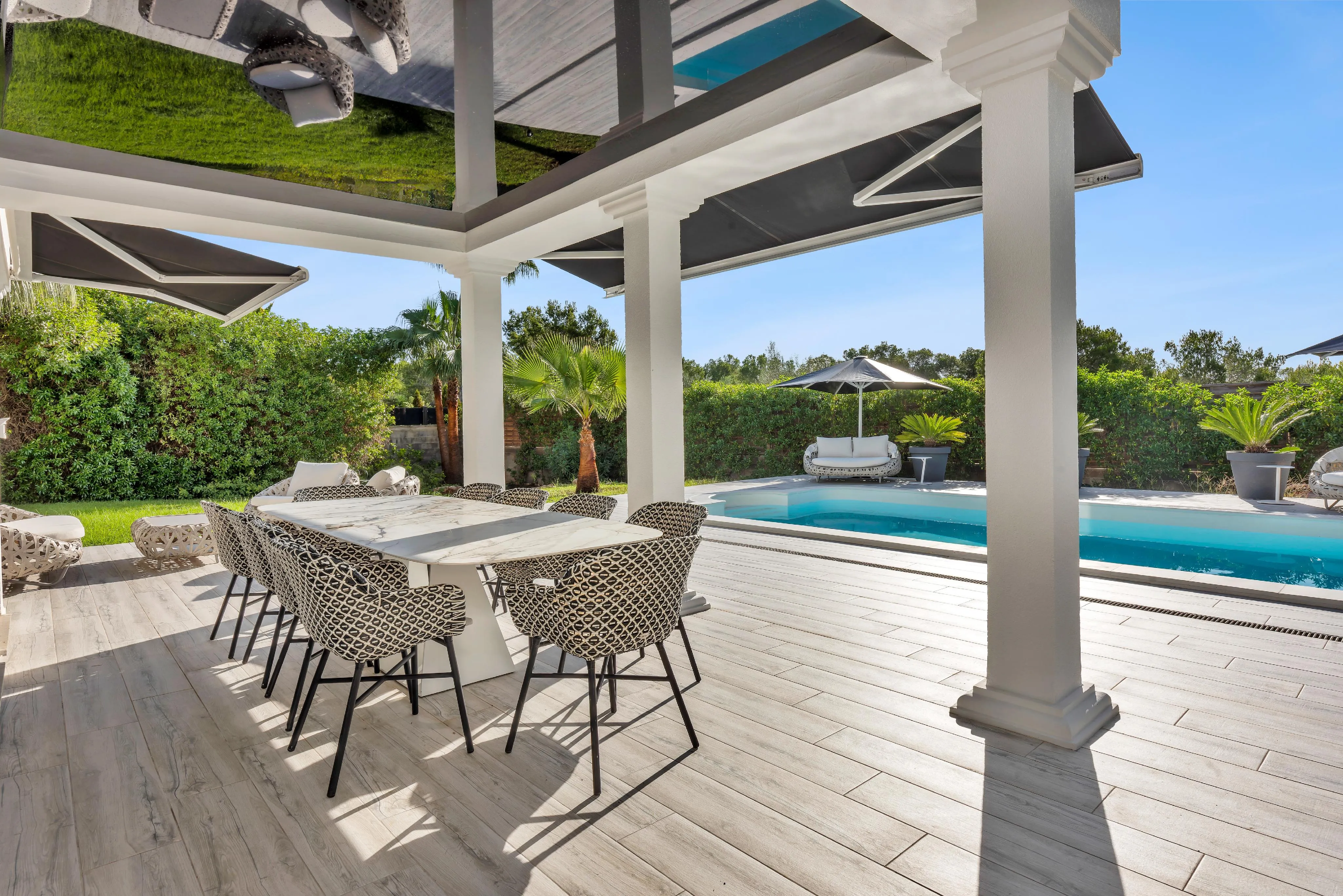 Modern villa in Santa Ponsa with large garden, pool and full privacy-11