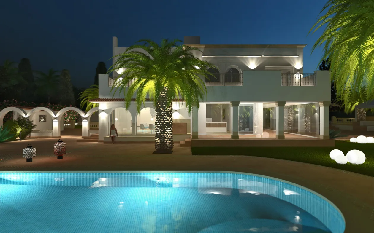 Villa con casa de huéspedes cerca de Cala Gran-24