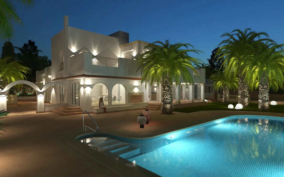 Villa con casa de huéspedes cerca de Cala Gran-23