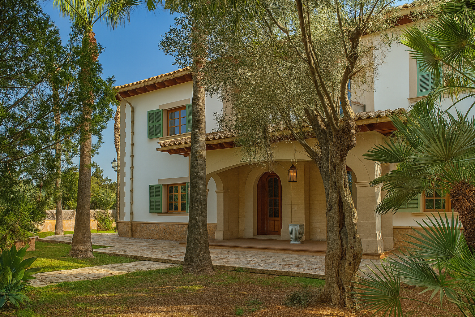 Spacious family villa with pool and garden within Consell-15