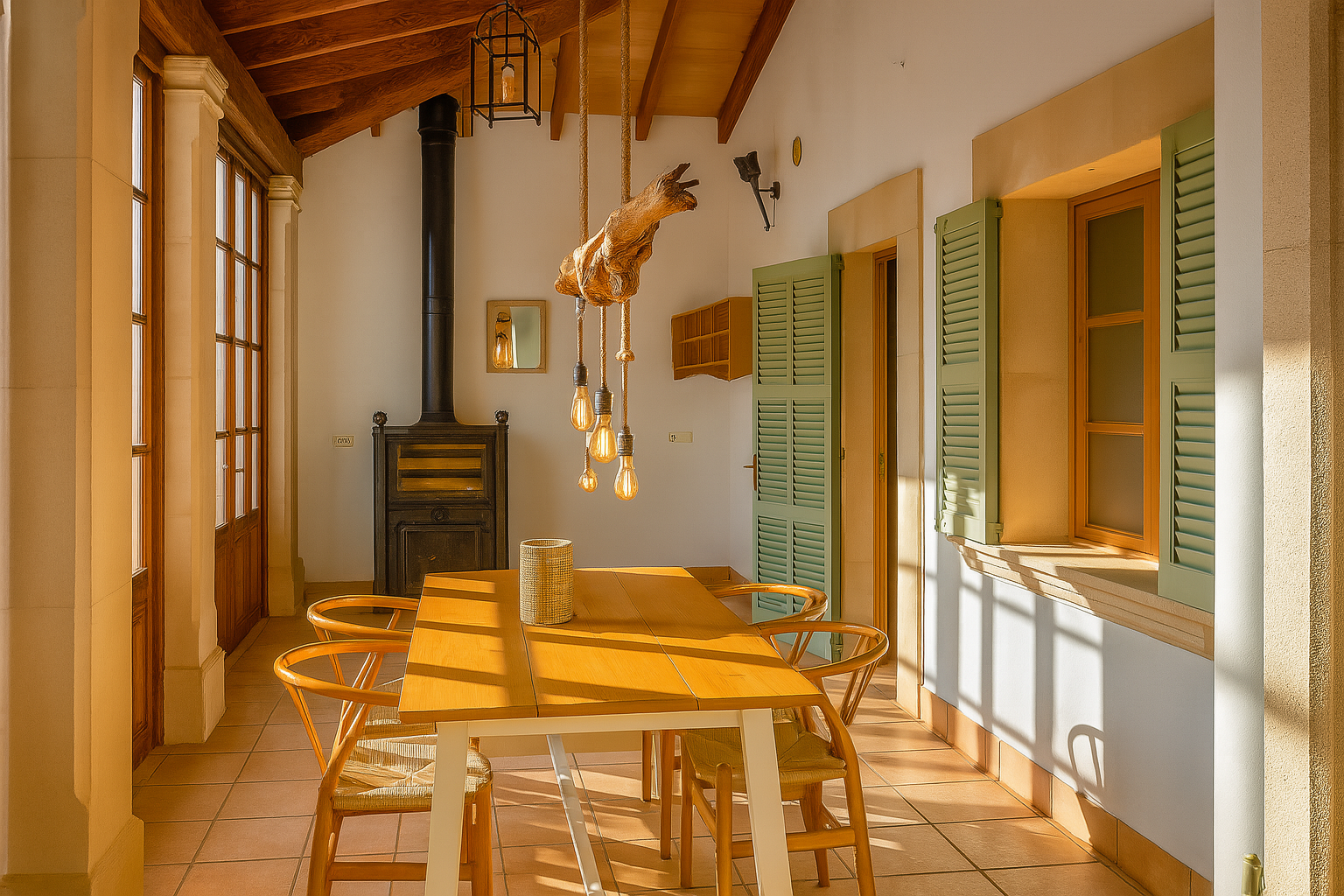 Spacious family villa with pool and garden within Consell-5