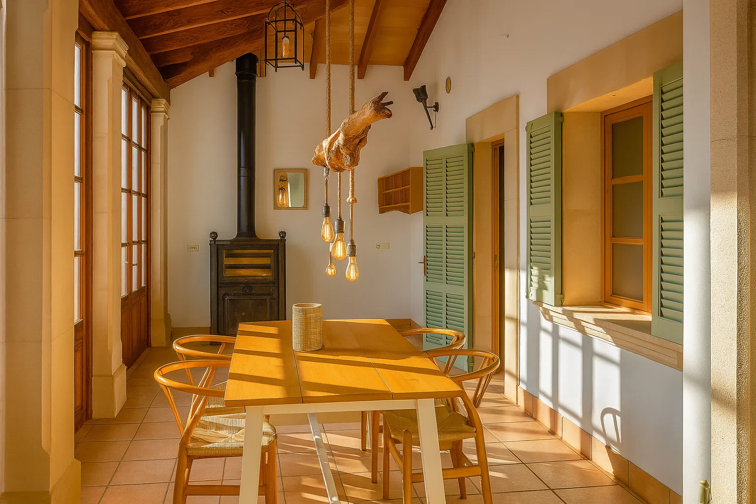 Spacious family villa with pool and garden within Consell-5