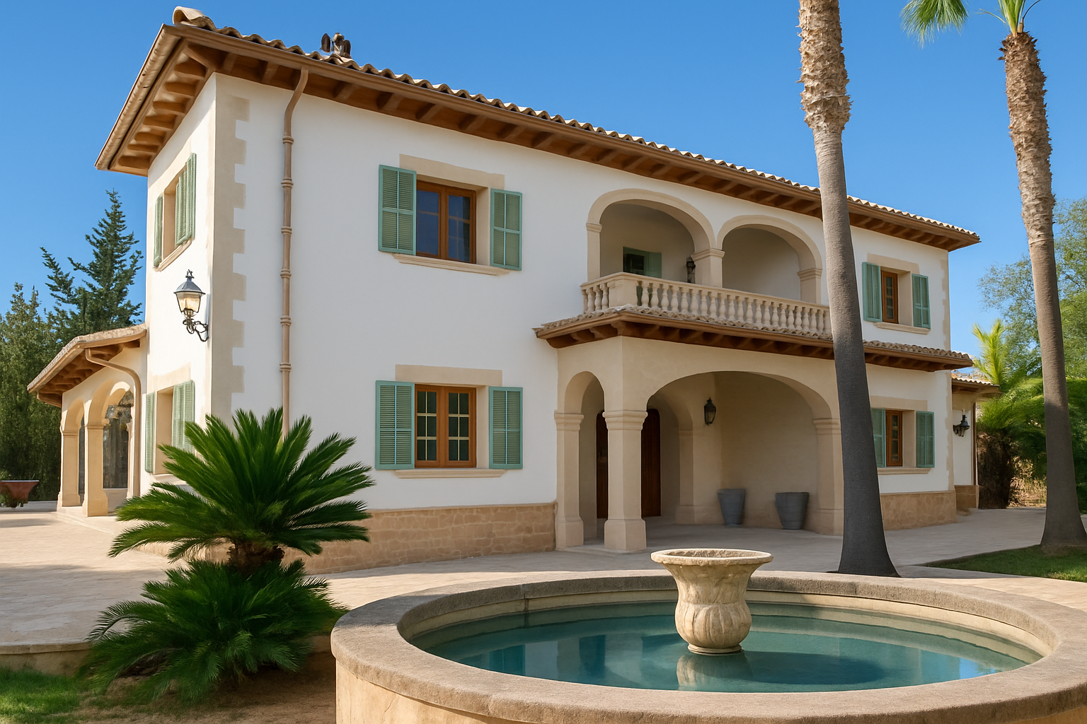 Spacious family villa with pool and garden within Consell-3