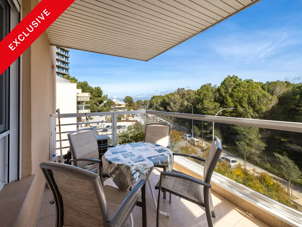 Light-filled apartment with pool, balcony and views-1